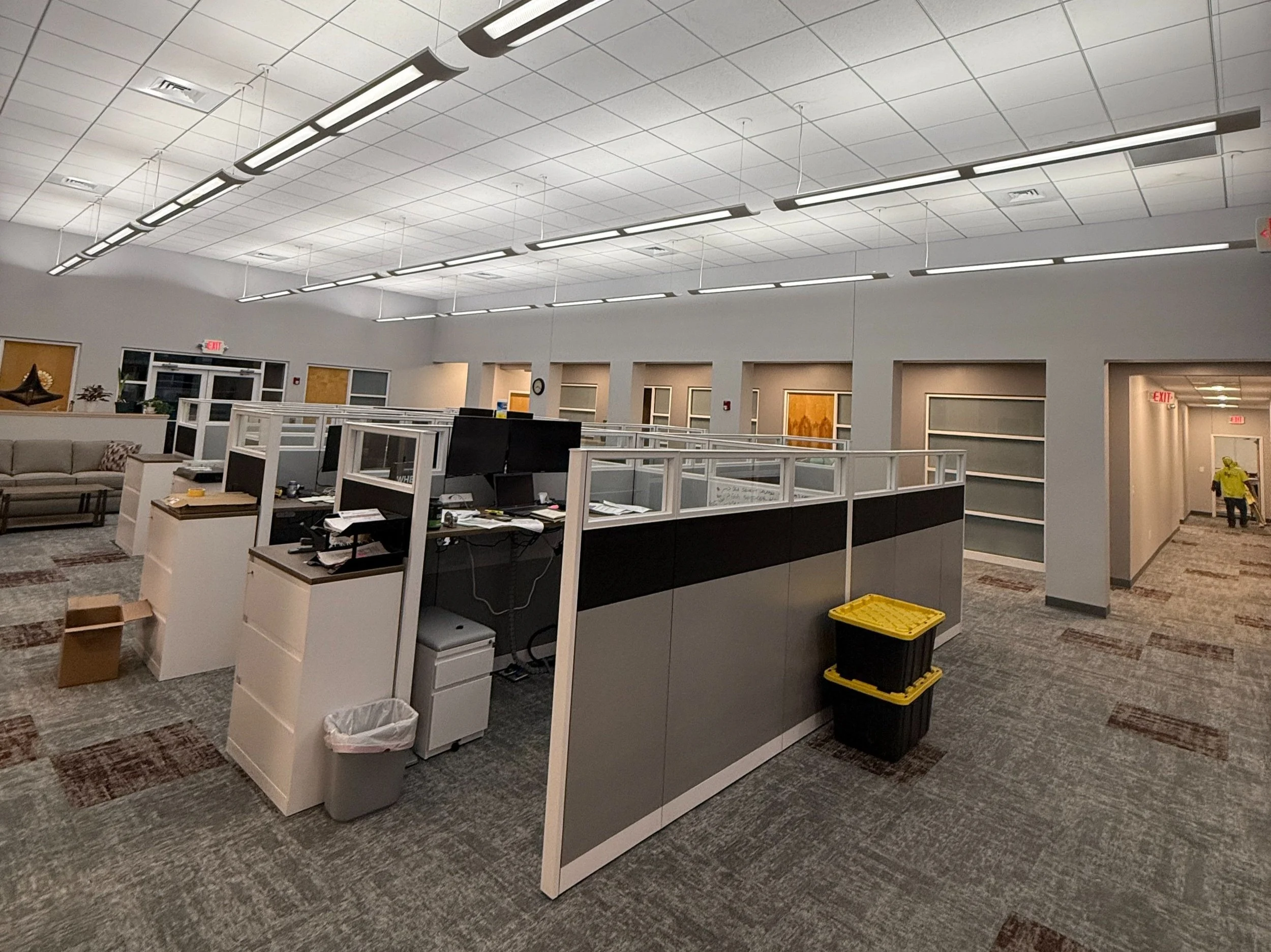 Whole Interior, Office Space Paint Service Completed by Collings Legacy Painting and Decorating