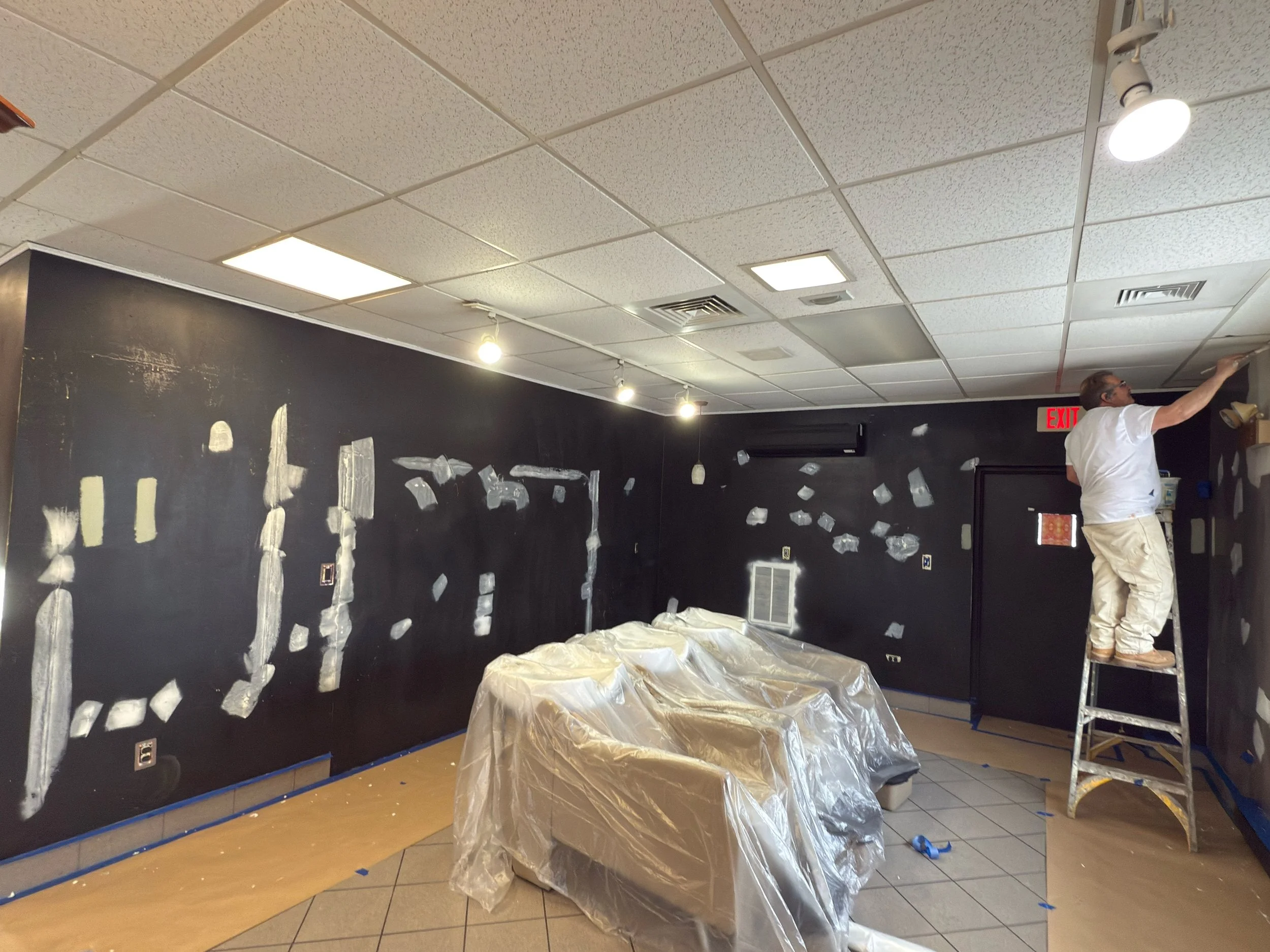 Before | Interior Painting Services for a Local Commercial Property in Eastern Massachusetts by Collings Legacy Painting &amp; Decorating.