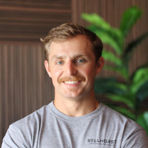 Nick Mainelli is a Sellhorst Tech and rough-in specialist as well as an Axis Communications certified installer