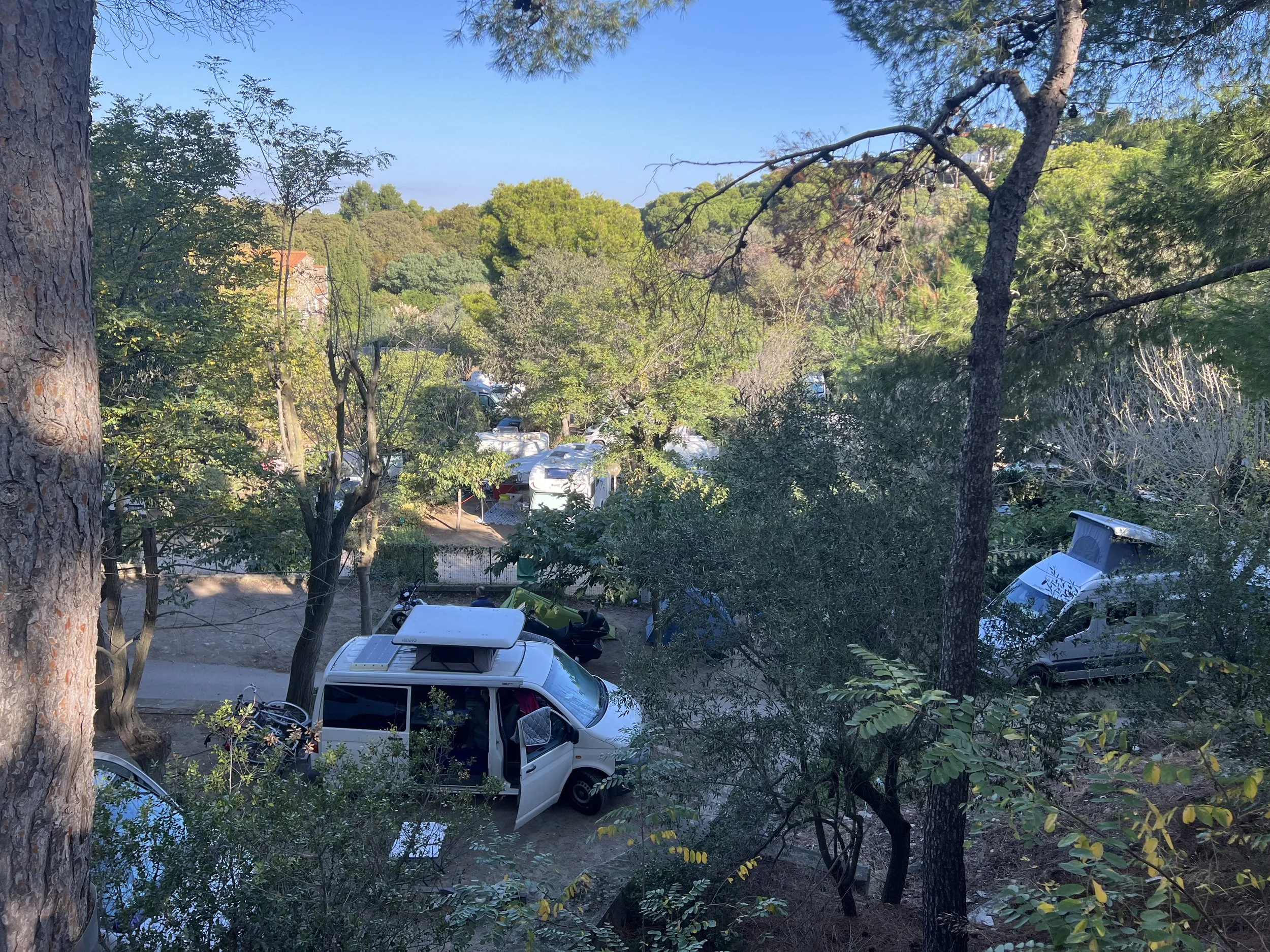 Les Amandiers Collioure Camping View.JPG