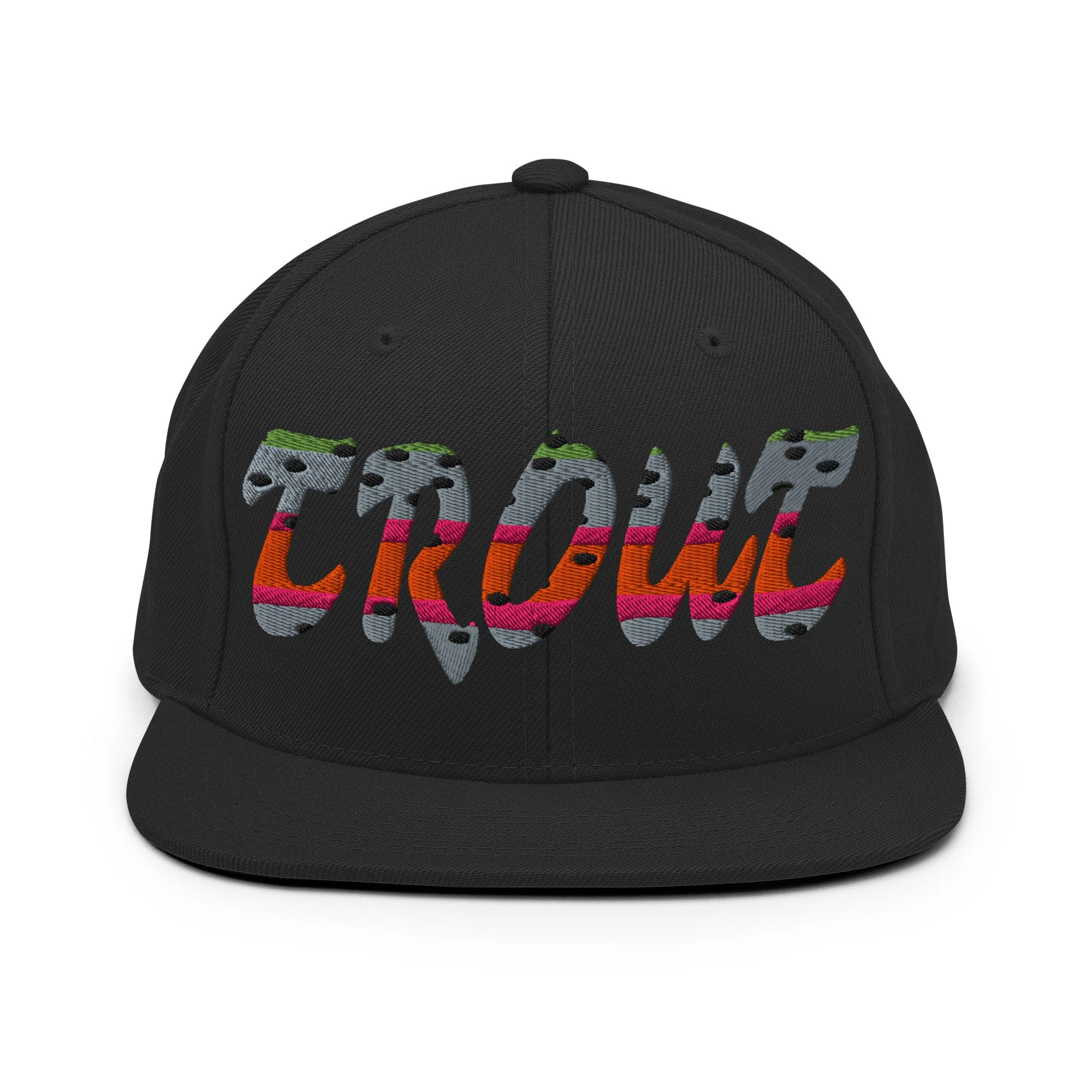 Trout Fishing Snapback Hat