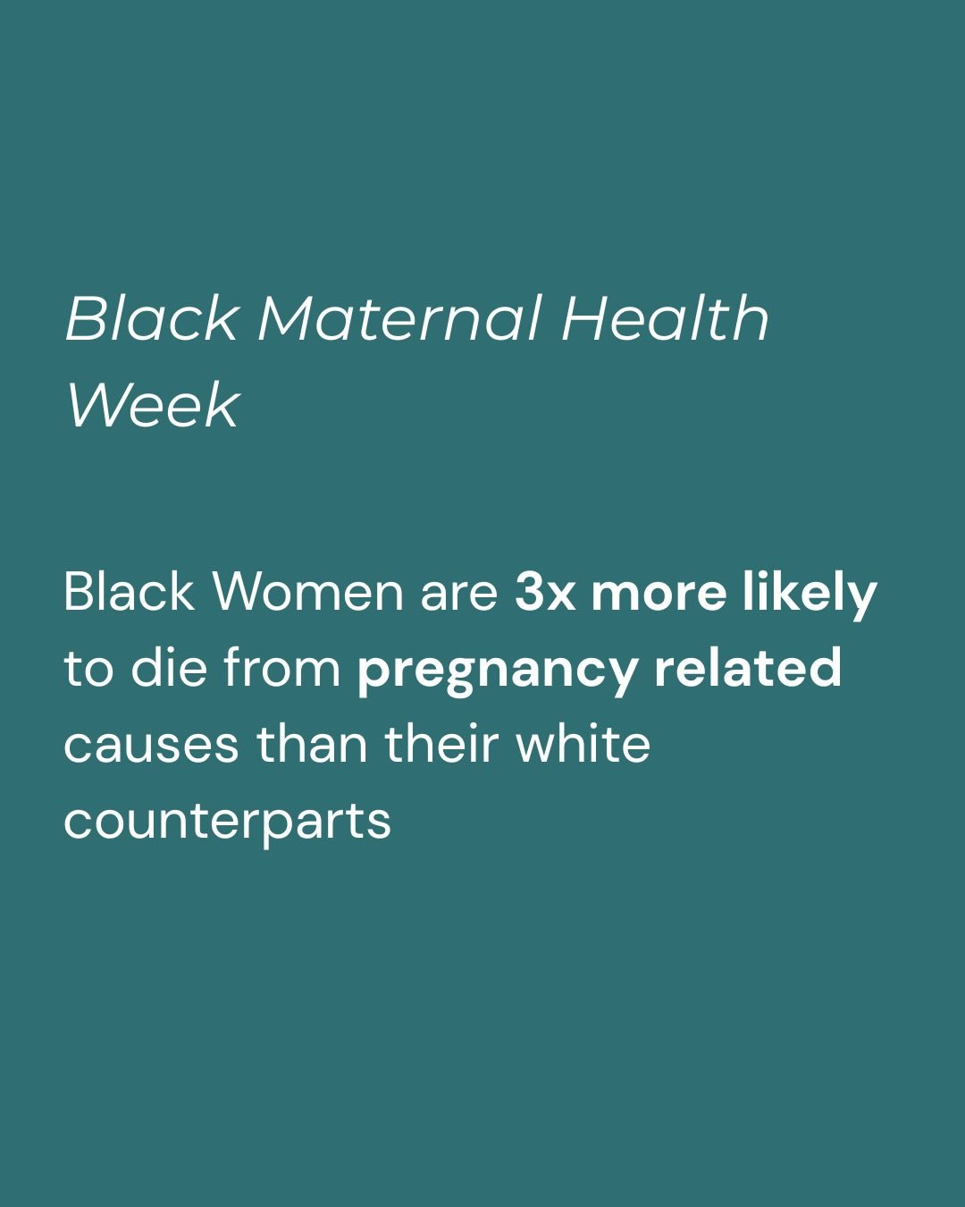 Race is not the risk factor, racism is. Racial bias in medicine is killing black mothers and it has led to a national crisis. Black moms are three times more likely to die in birth or from pregnancy related causes. 

The @aftershockdoc opened my eyes