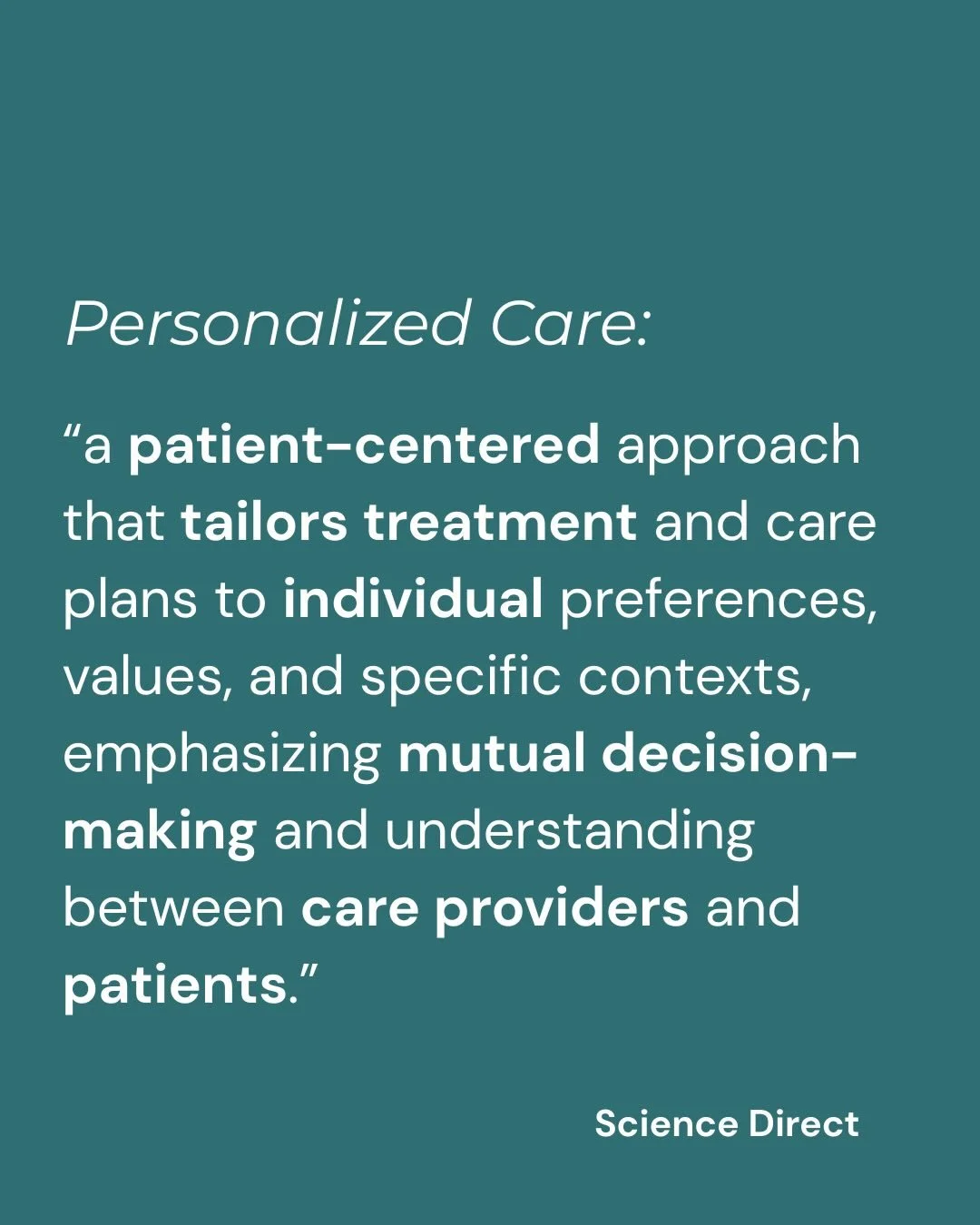 I believe we are seeing a shift from the paternalistic model of medicine to individualized care. And it can&rsquo;t come soon enough!

Nearly half of women polled in a health survey reported a negative experience with a care provider. All over social