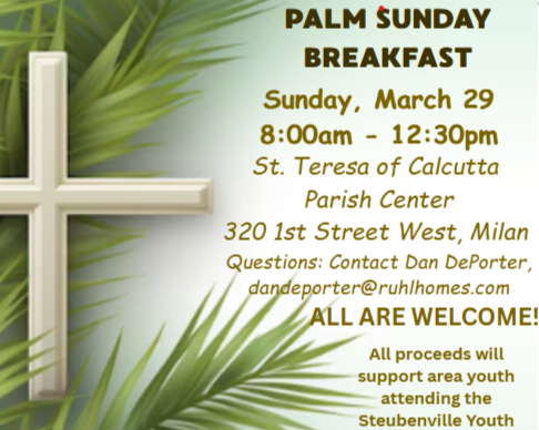 Palm Sunday Breakfast