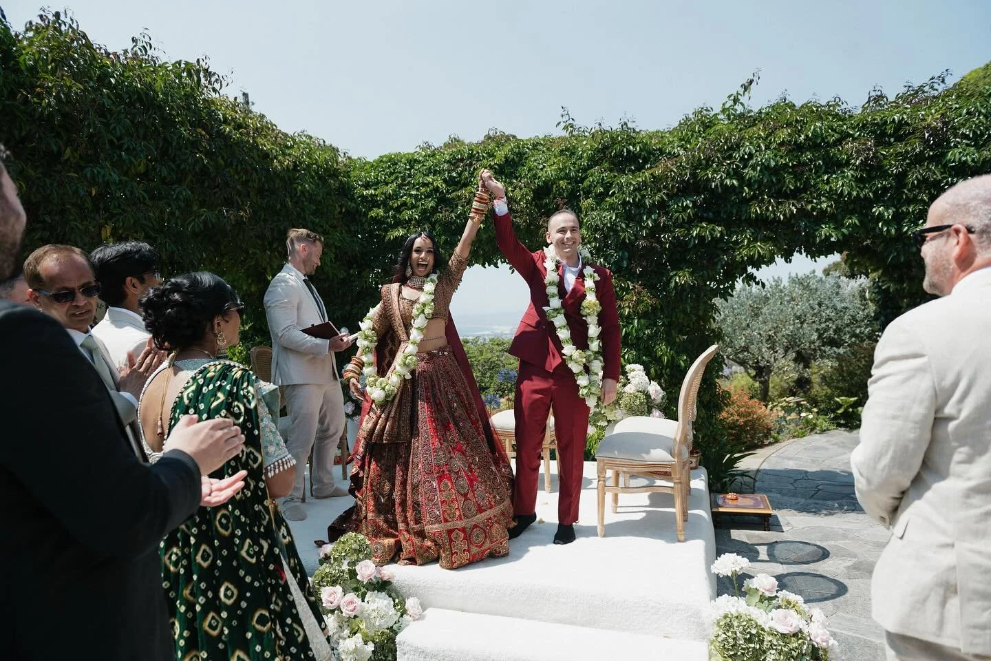 Their ceremony overlooked the ocean, the breeze was soft, and every moment felt intentional.
They honored two cultures, two families, and one beautiful love story.
Forever grateful to help bring days like this to life!

Planner: @bellsandco.weddings 