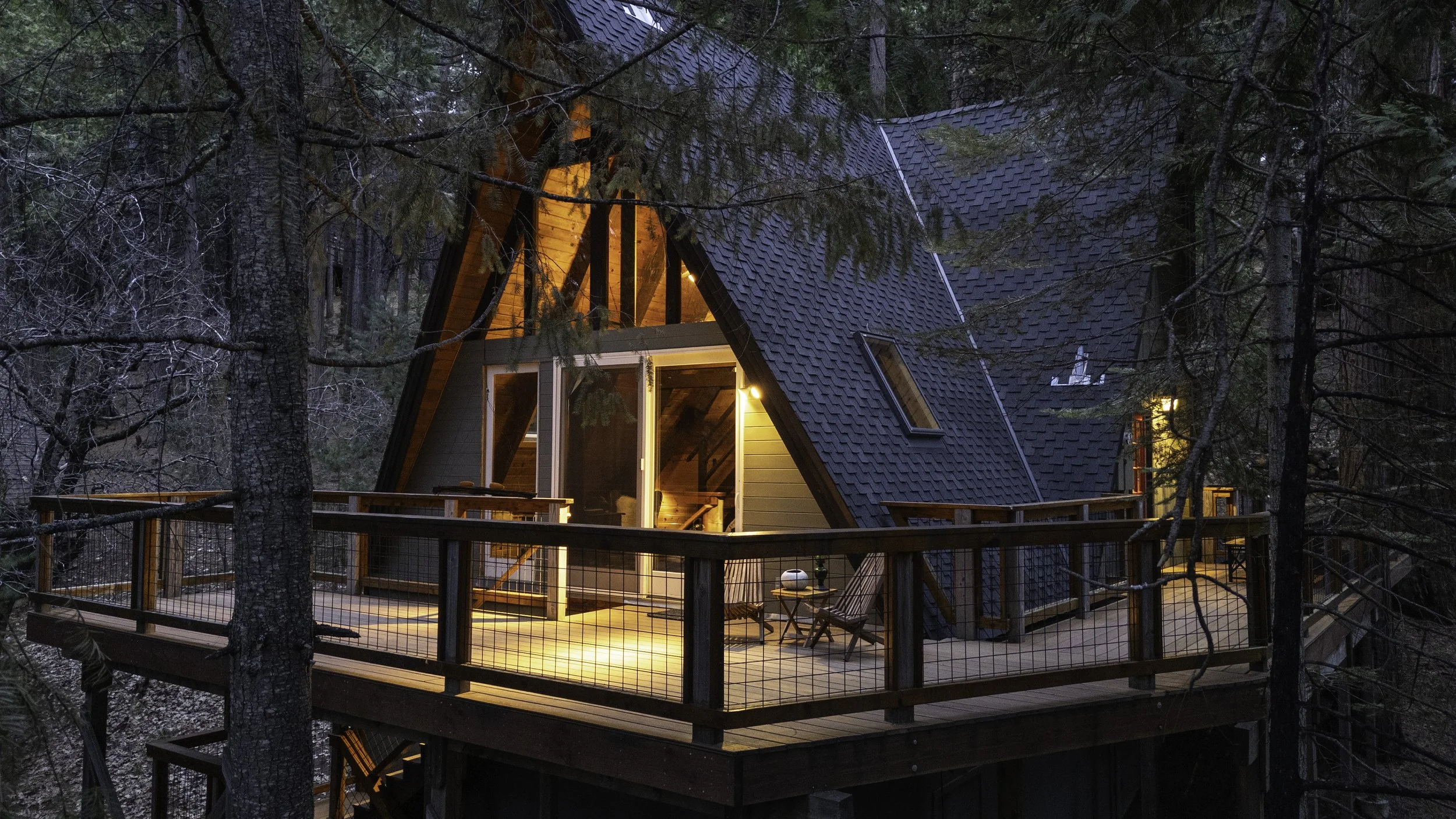 Cross-Gable and Through The Woods