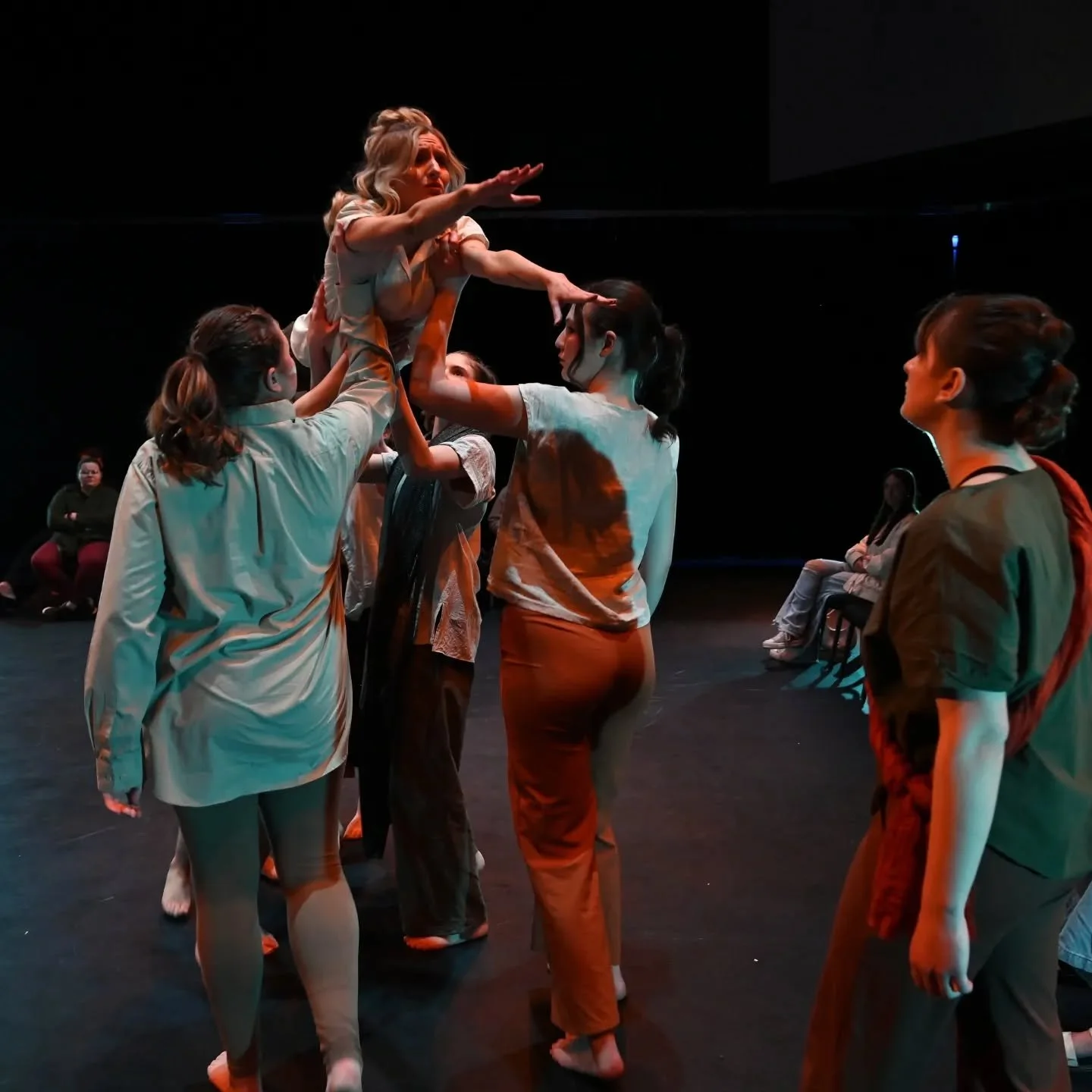 It was an absolutely wonderful experience playing Hamlet in our devised production of Hamlet: Hold Off The Earth Awhile
*
*
*
Through the use of viewpoints, this amazing cast brought the story of Hamlet to life. It was such a pleasure working with th