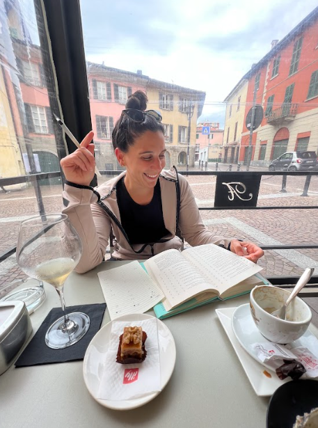 woman reading
