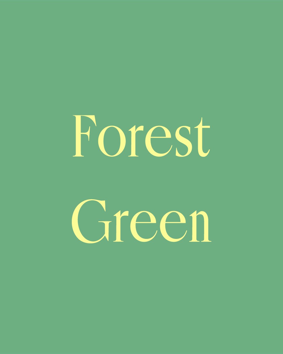 Mid-tone, balanced green &mdash; neither warm nor cool, with a quiet, settled depth.

In the Arts and Crafts movement of the late 19th century, William Morris used this mid-green extensively in his textile and wallpaper designs, drawing on vegetable 