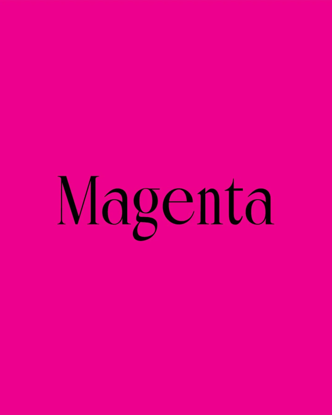 Mid-tone, warm pink with a strong violet undertone &mdash; fully saturated, electric, and visually aggressive.

The name comes from the Battle of Magenta, fought in northern Italy in June 1859, where Franco-Sardinian forces defeated the Austrian army