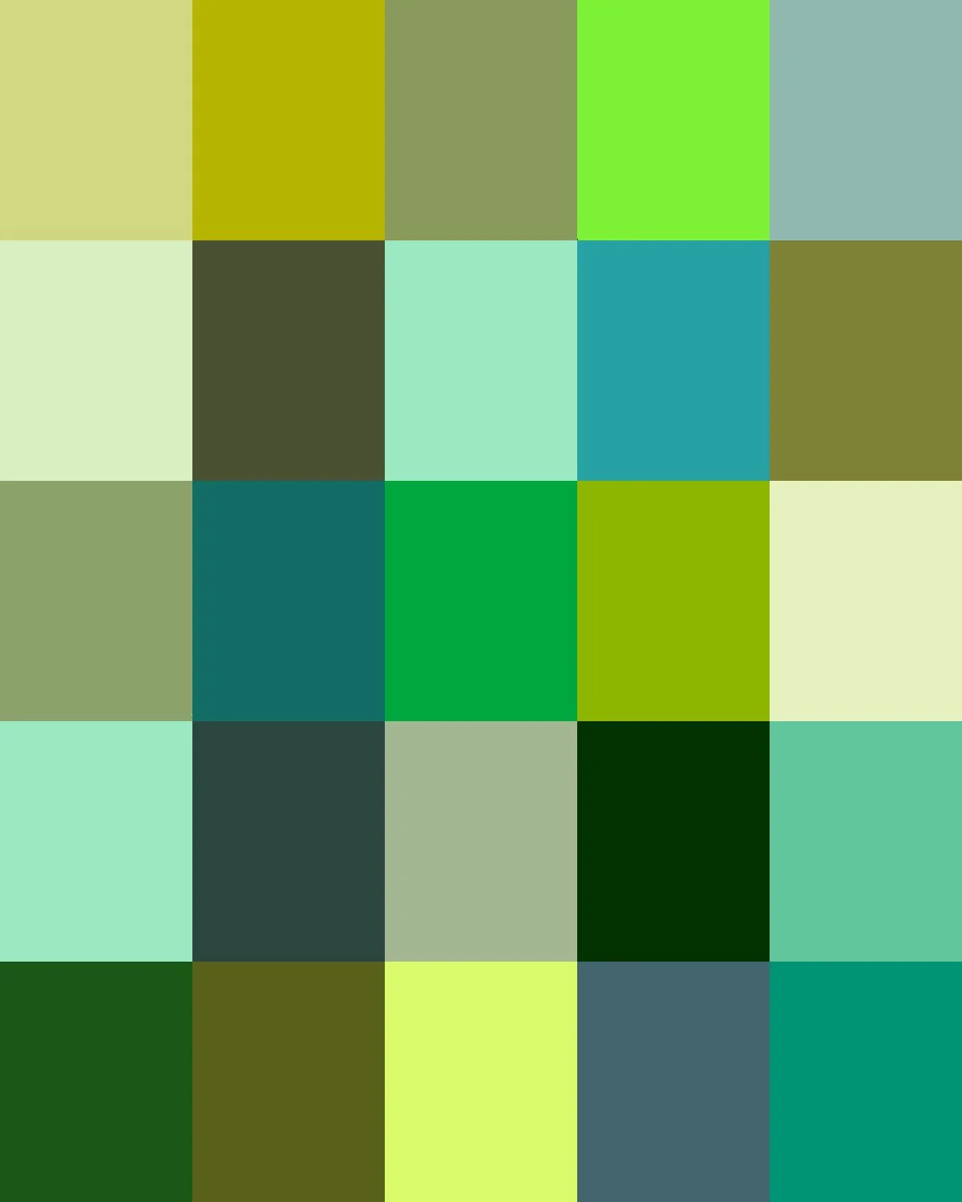 Green Color Stories