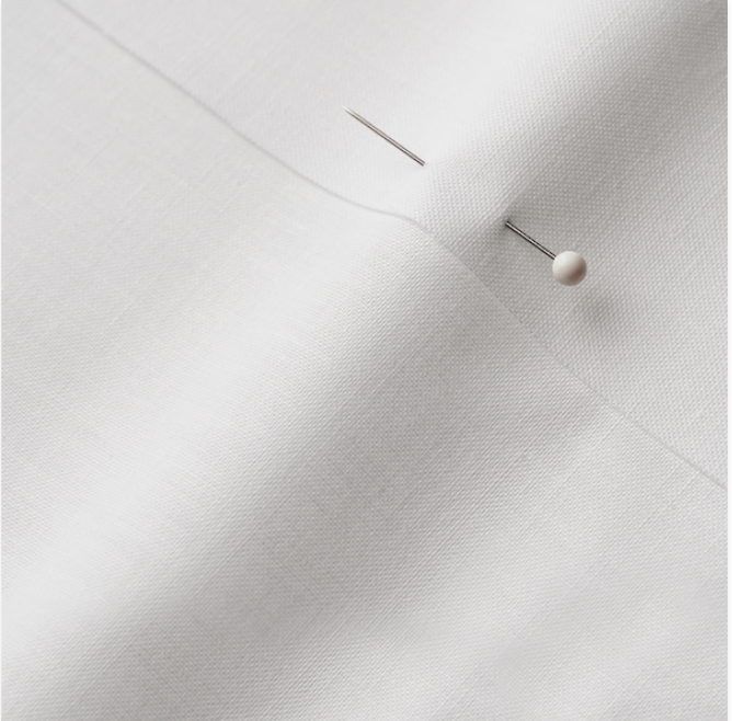 Closeup of Textured Cotton Fabric