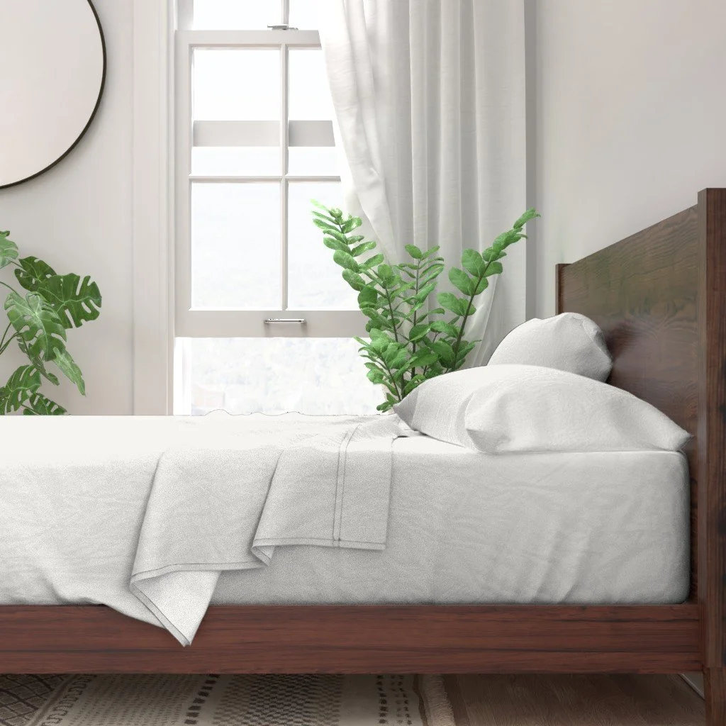 Sheet Set mockup for print on demand colors