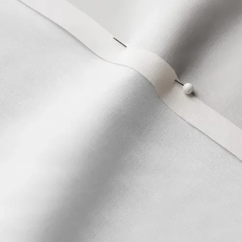 Closeup of Textured Cotton Poplin Fabric