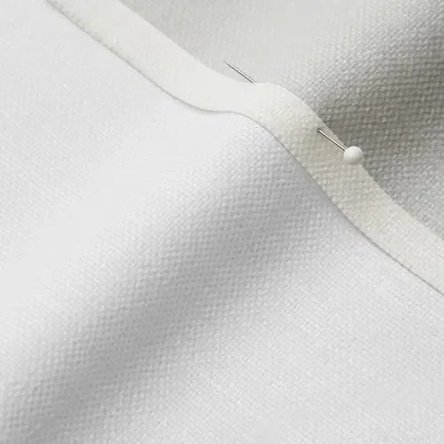 Closeup of Textured Performance Linen Fabric