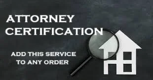 Attorney Certification