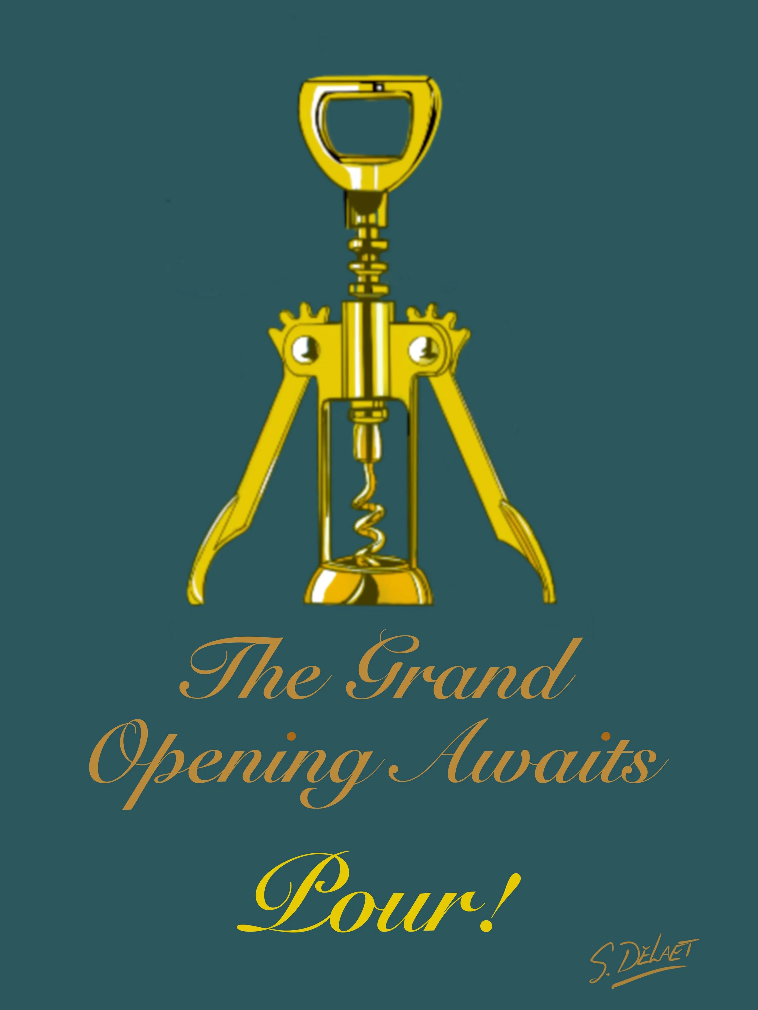 Cork Screw, Grand Opening, Pour