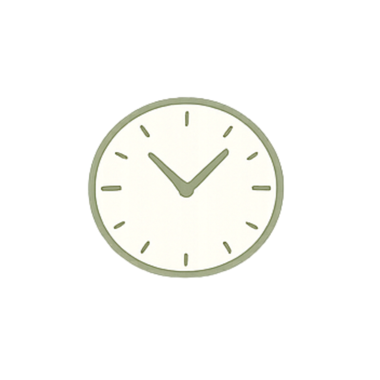 Analog clock showing the time as 10:09.