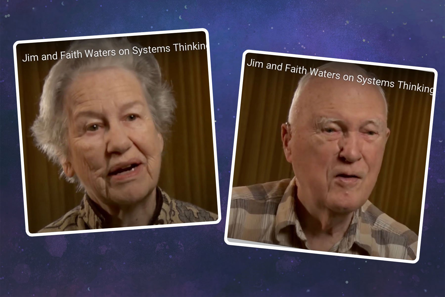 George in conversation with students