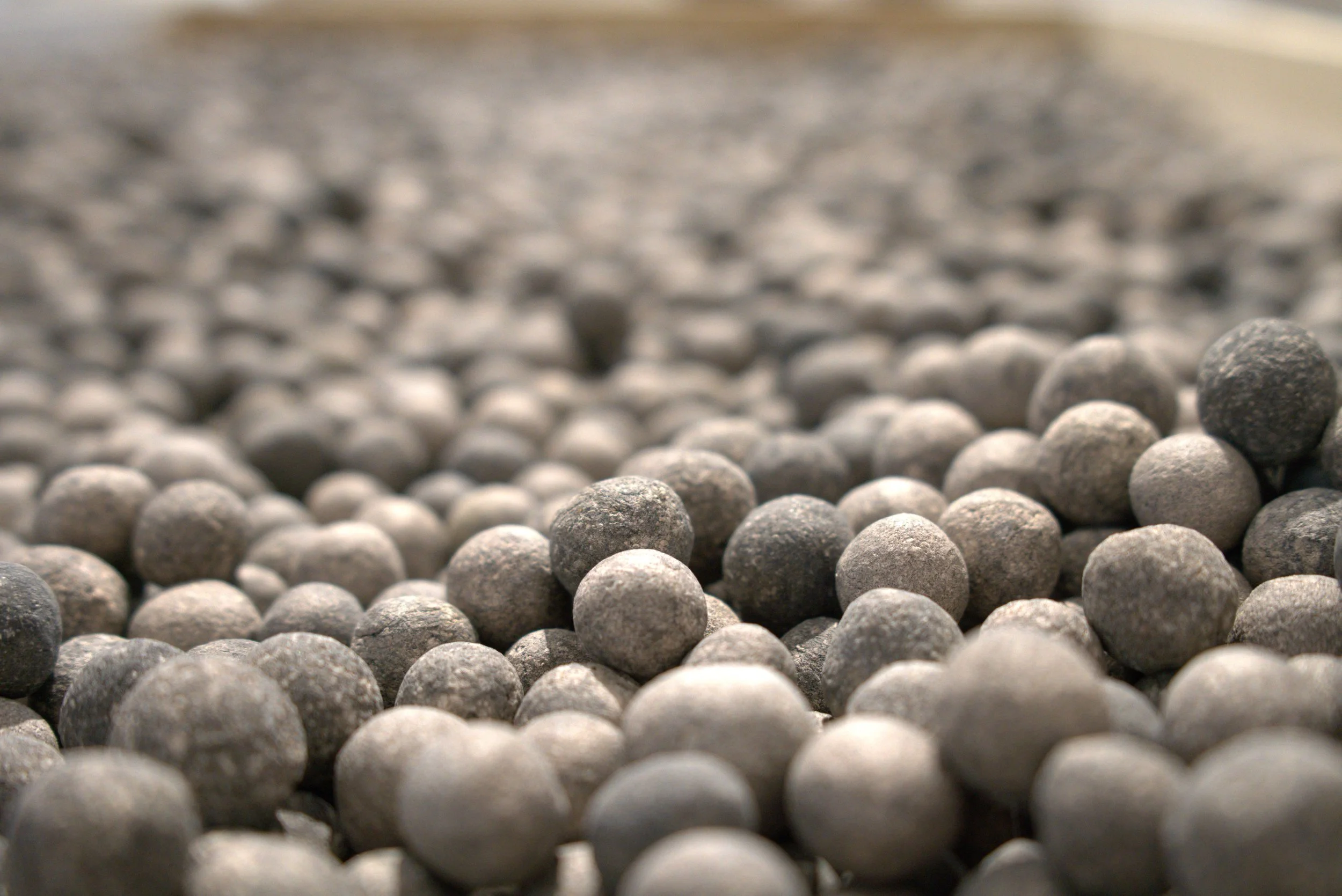COUNTED (Detail)  
stoneware, wash,wood   
 4 ¼ × 38 ½ × 84  inches
