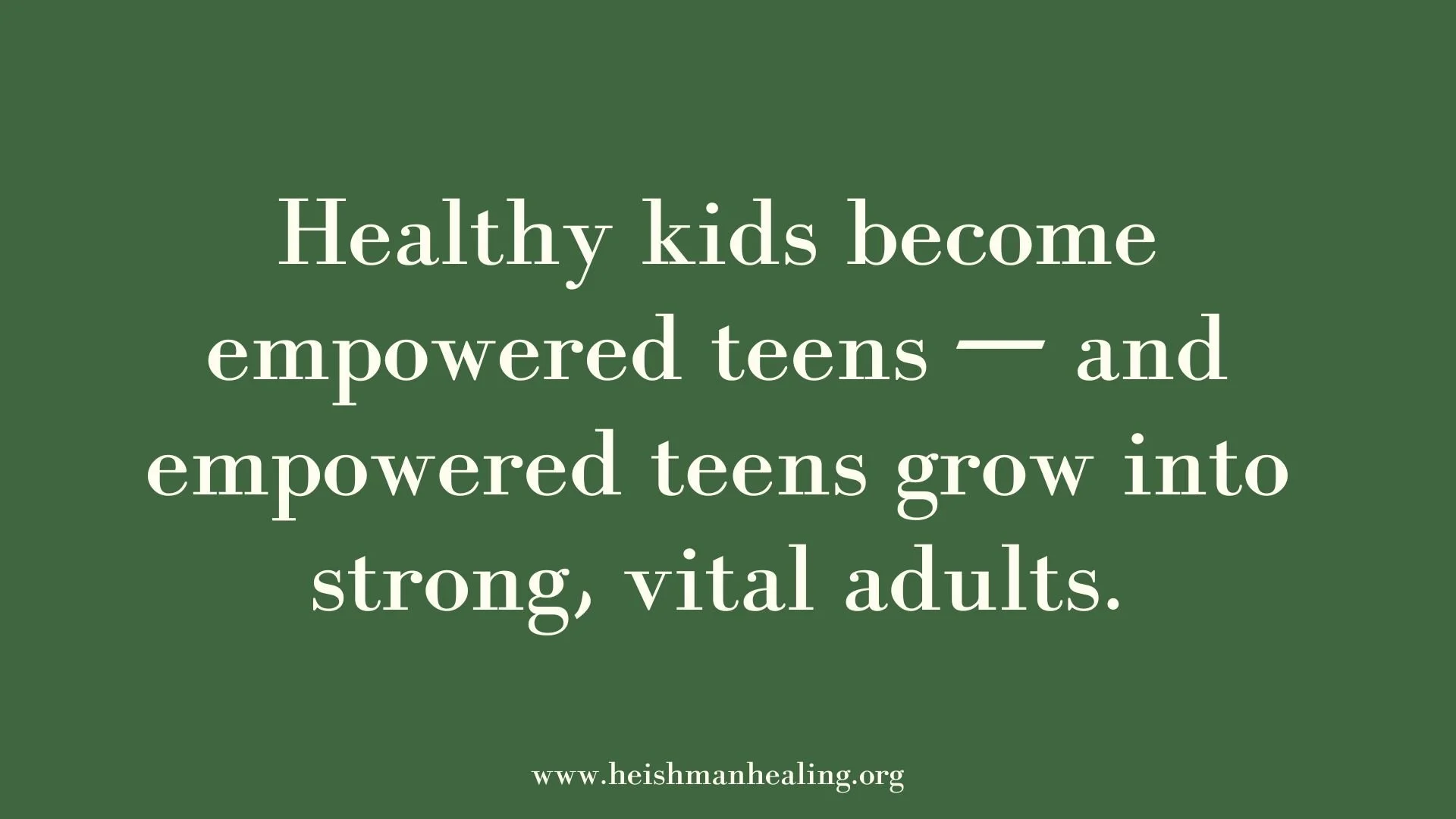 Supporting Kids and Teens with Natural Health Tools
