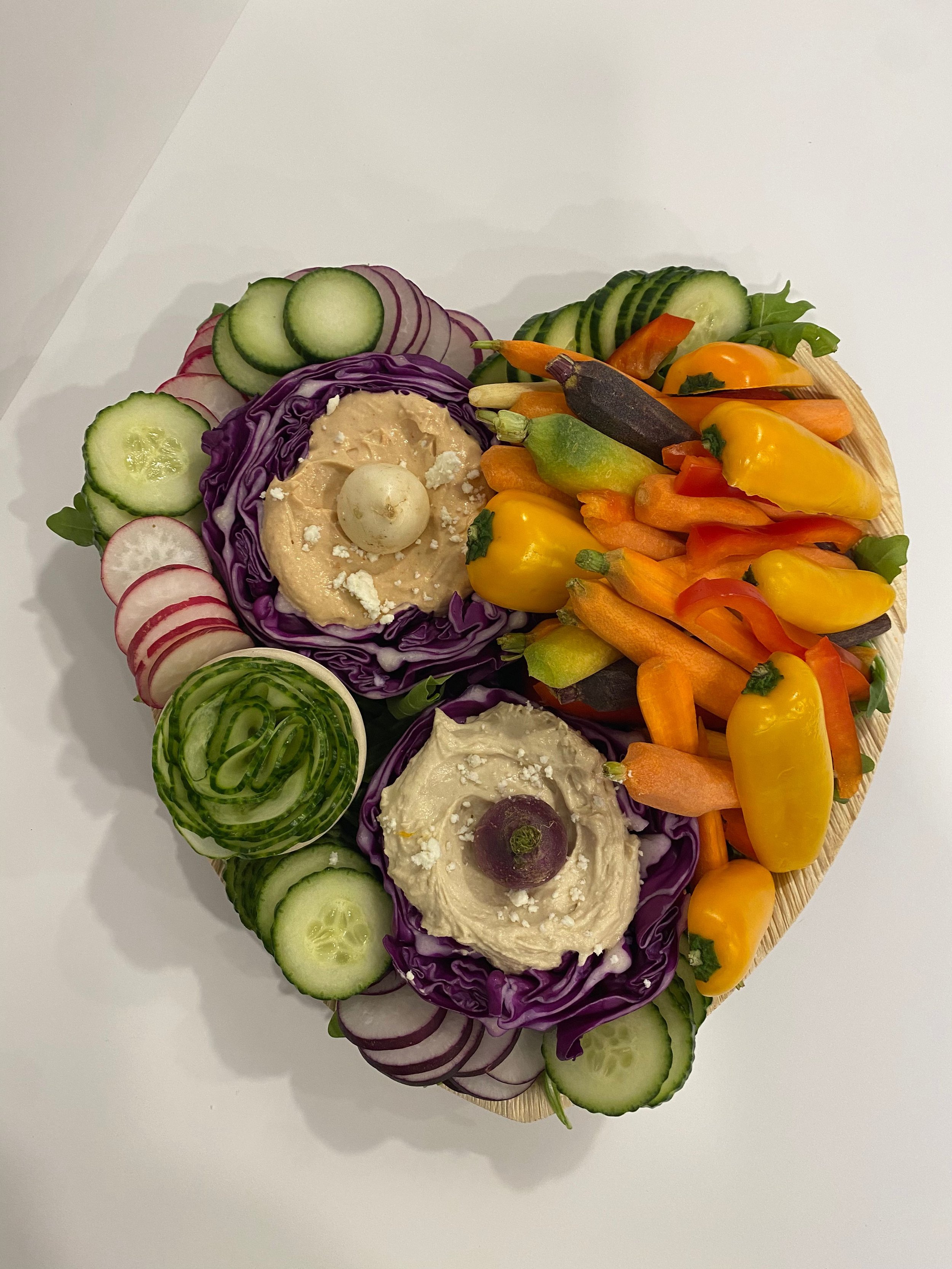 Valentine Veggie Board