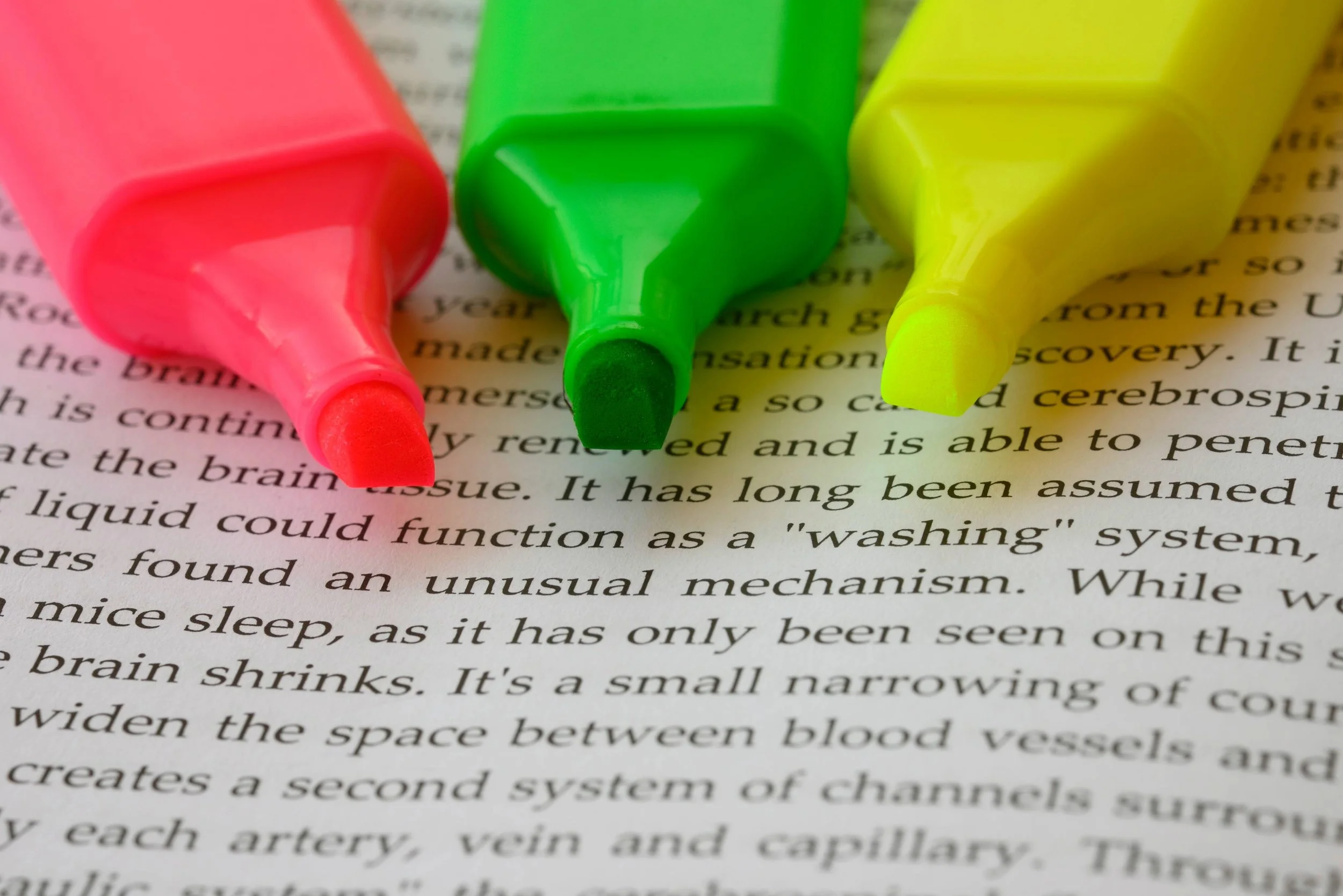 Story 3: Why I Broke Up With Highlighters. Sort of…