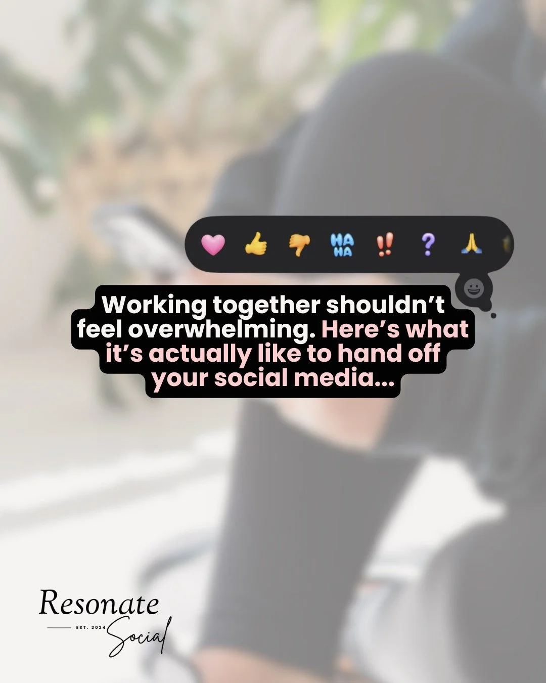 Most people assume handing off their social media is going to feel chaotic. Like someone else is going to take over and it'll stop sounding like them.

That's not how this works.

What working together actually looks like: you fill me in on your busi