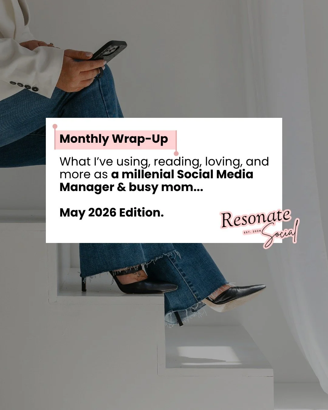May&rsquo;s little life + business wrap-up 🤍

🎧 Listening to:
A mix of podcasts that feel equal parts relatable, inspiring, and like chatting with friends. The Kitchen Island HQ has been such a fun new listen (and I love seeing my friend @kellymccr