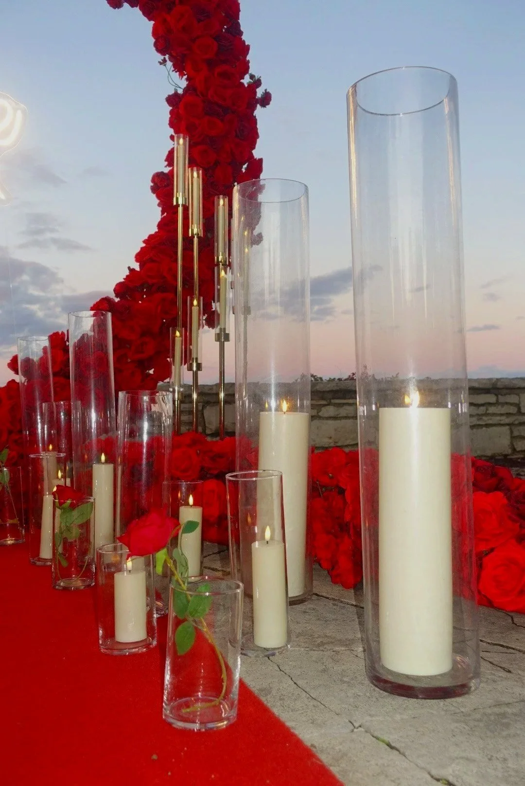 Hurricane Candle Vases