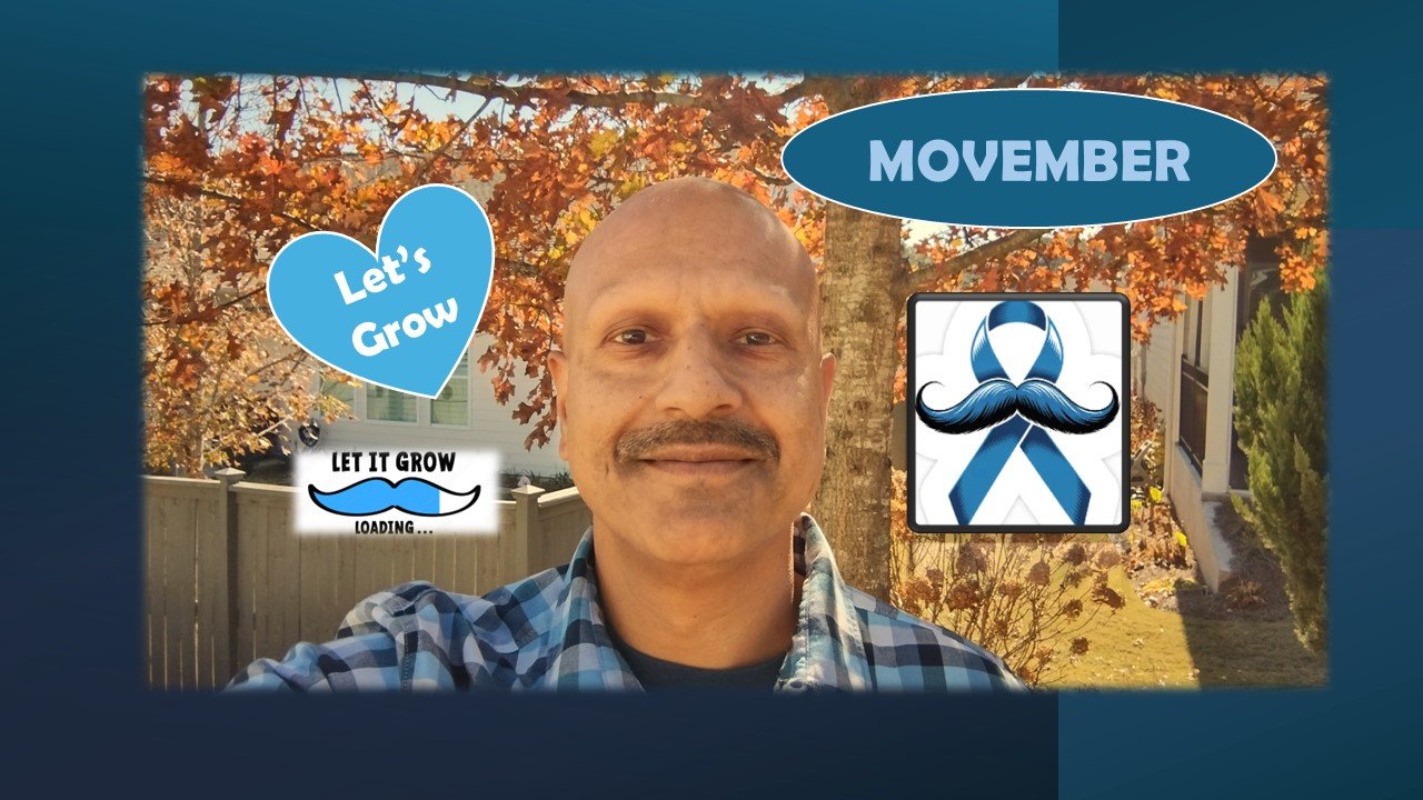 Moustache + November = MOVEMBER | Let’s Grow Together | Ramneek Bhogal