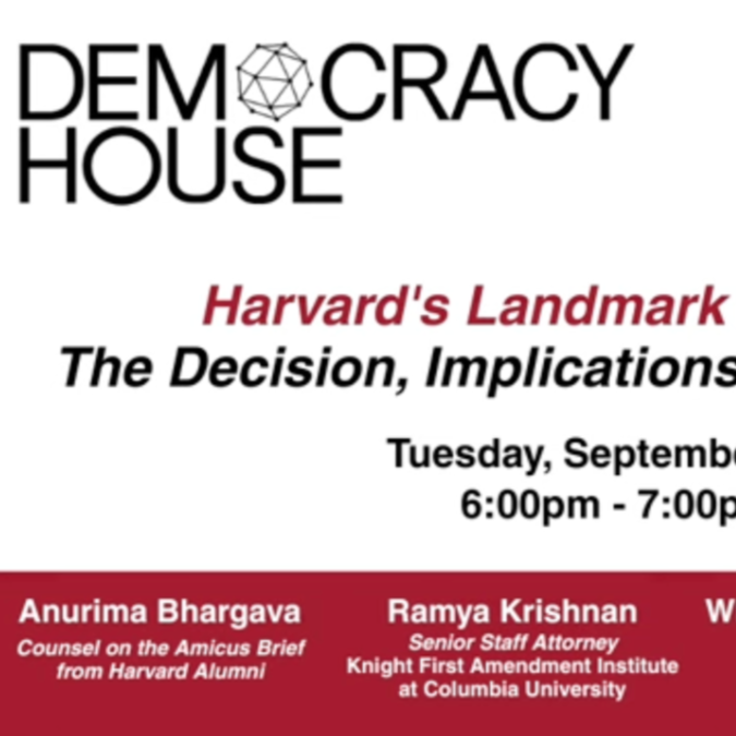 Crucial Background on Harvard v. HHS, et al., and Harvard v. DHS