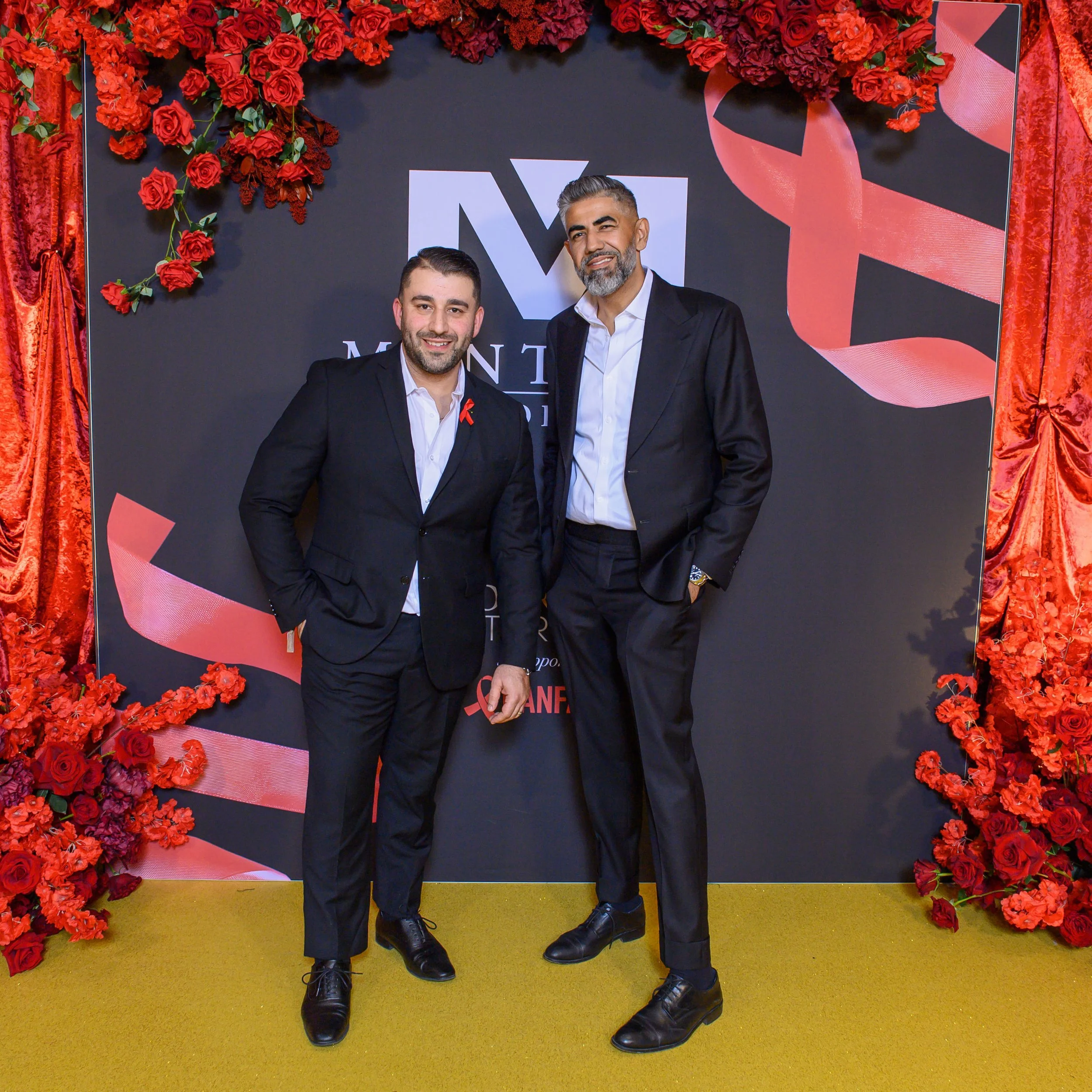 Maseeh Sharifi and Raj at Café Rosarium awards event in Yorkville Toronto