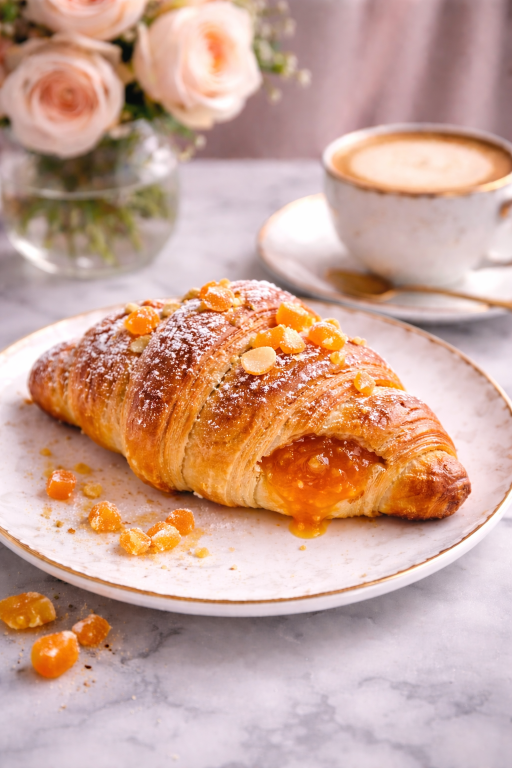Italian-Style Apricot Croissant