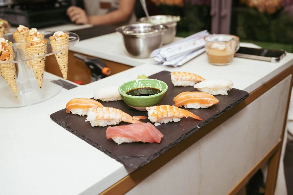 sushi by chef de la mesa