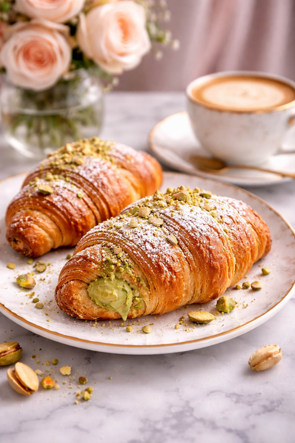 Italian-Style Pistachio Croissant