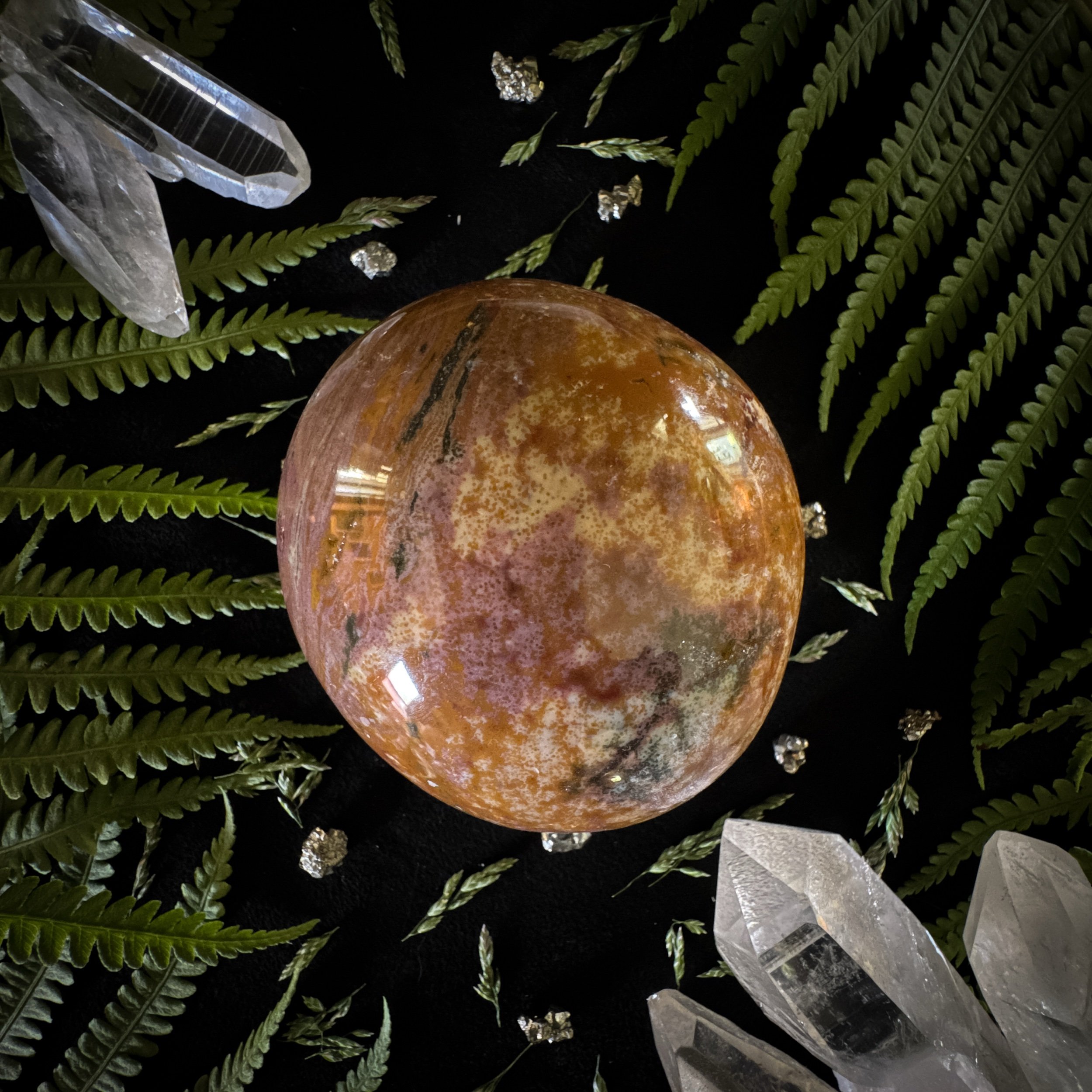 Sea Jasper Palm Stone