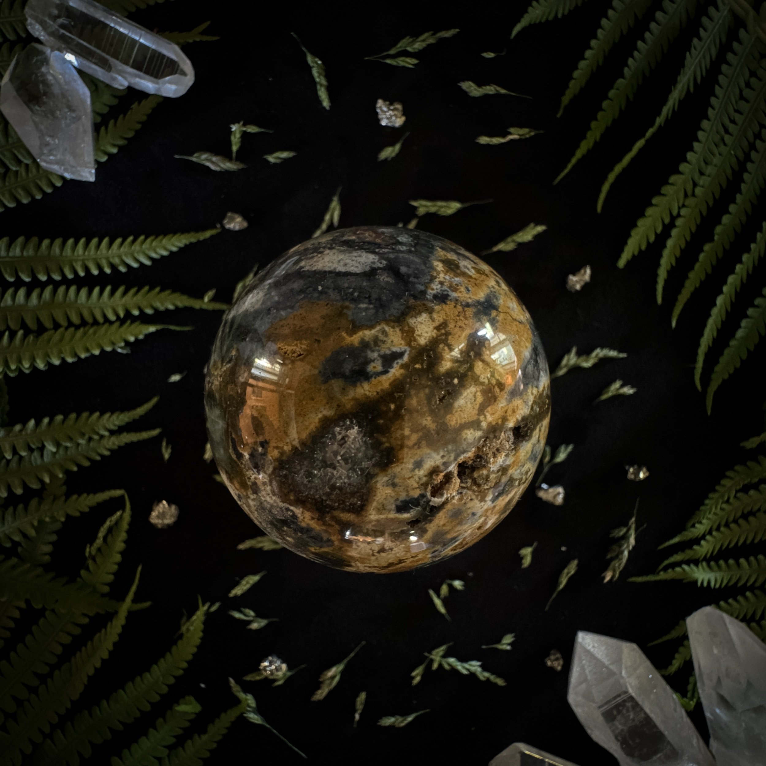 Sea Jasper Sphere