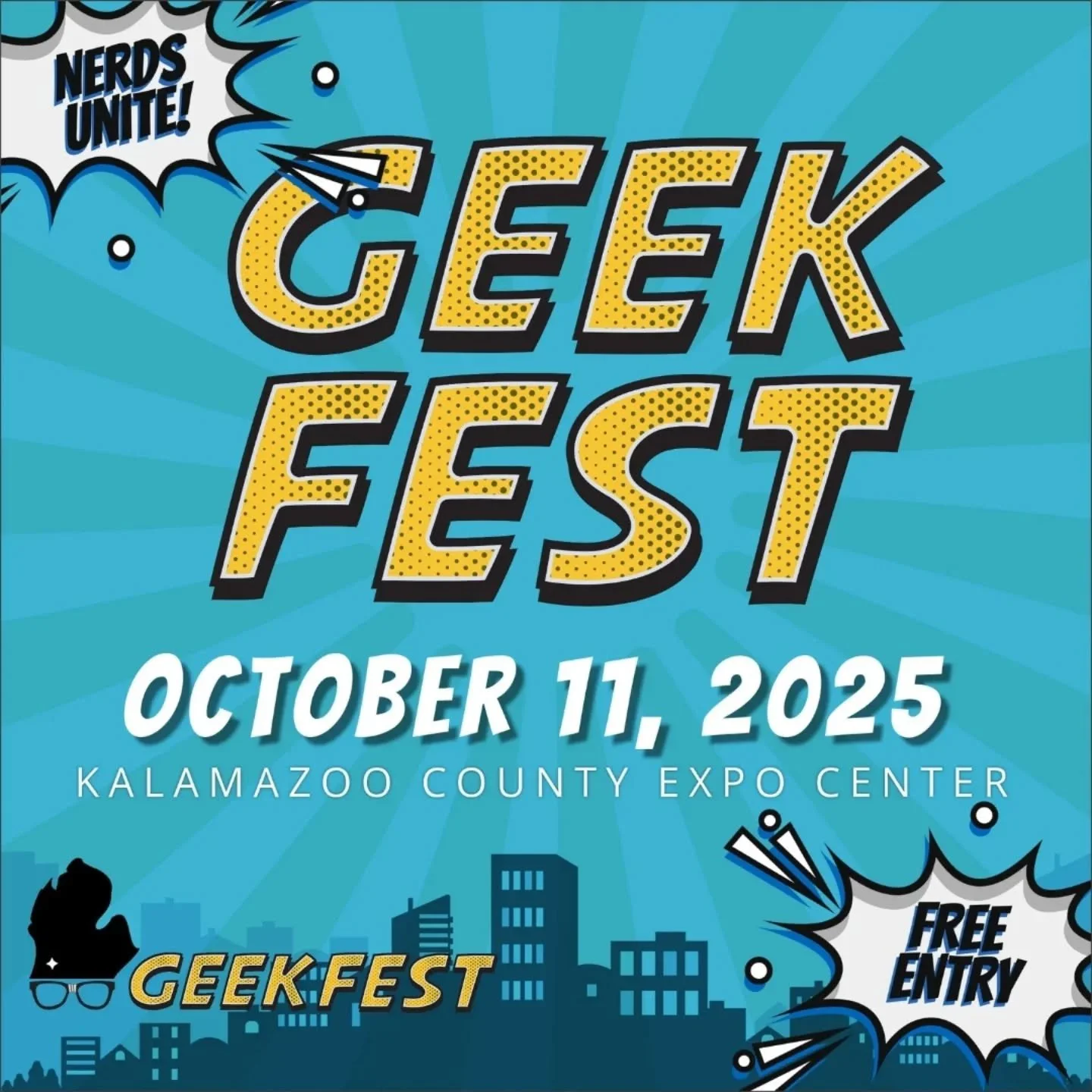 Kalamazoo, Michigan is the home of @mrgexpo and has so many great, geeky things to geek out about! https://www.kpl.gov/geek-fest/ is where you can find all the details about this fun and free family event! @kzoolibrary