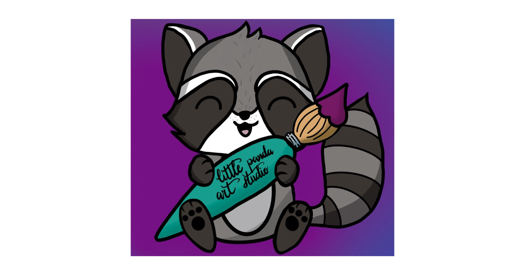 Little Panda Art Studio Logo