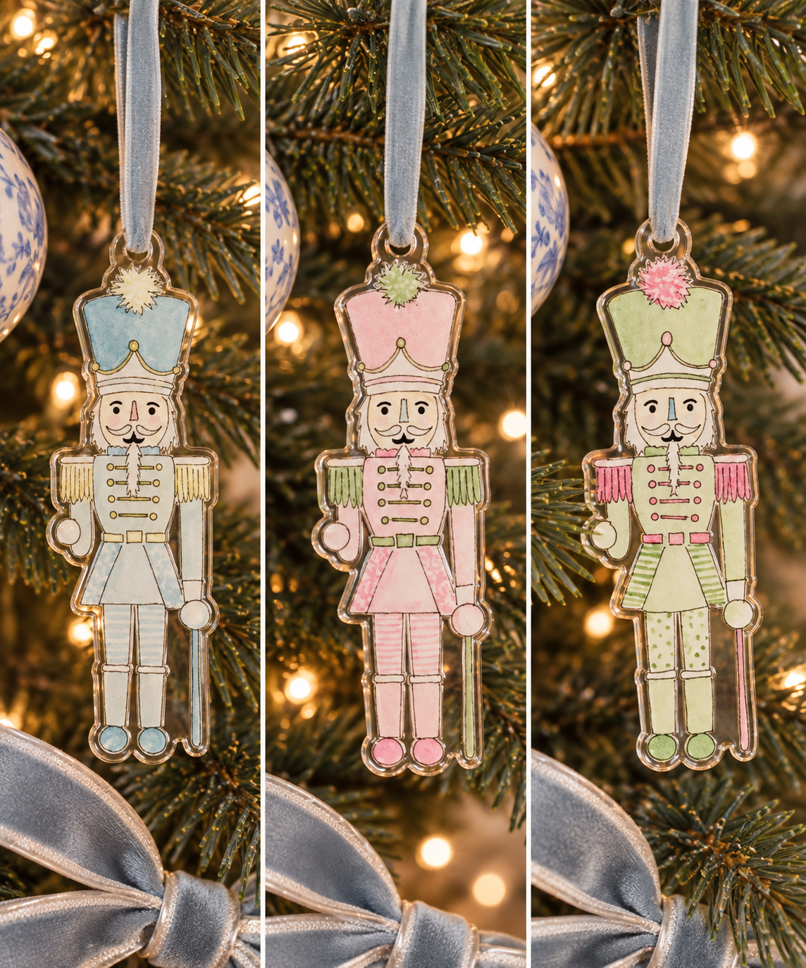 Nutcracker Acrylic Ornaments