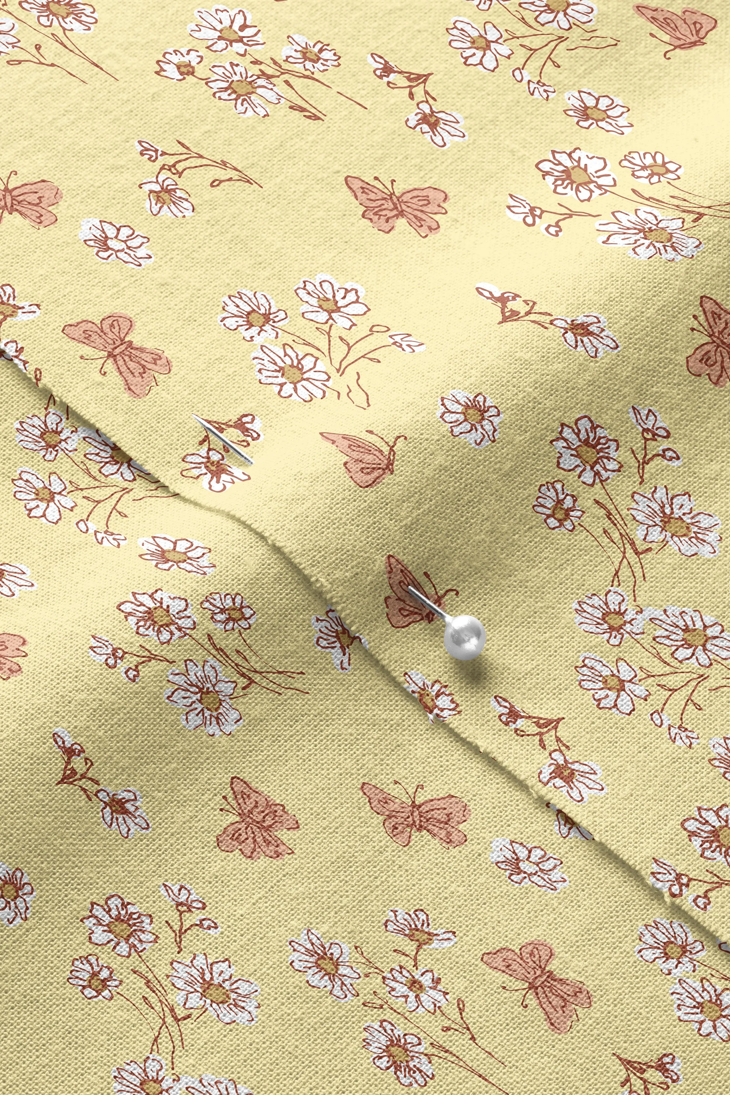 Daisies - yellow-01-01_Closeup of Pinned Cotton Fabric Mockup by Creatsy®.jpg