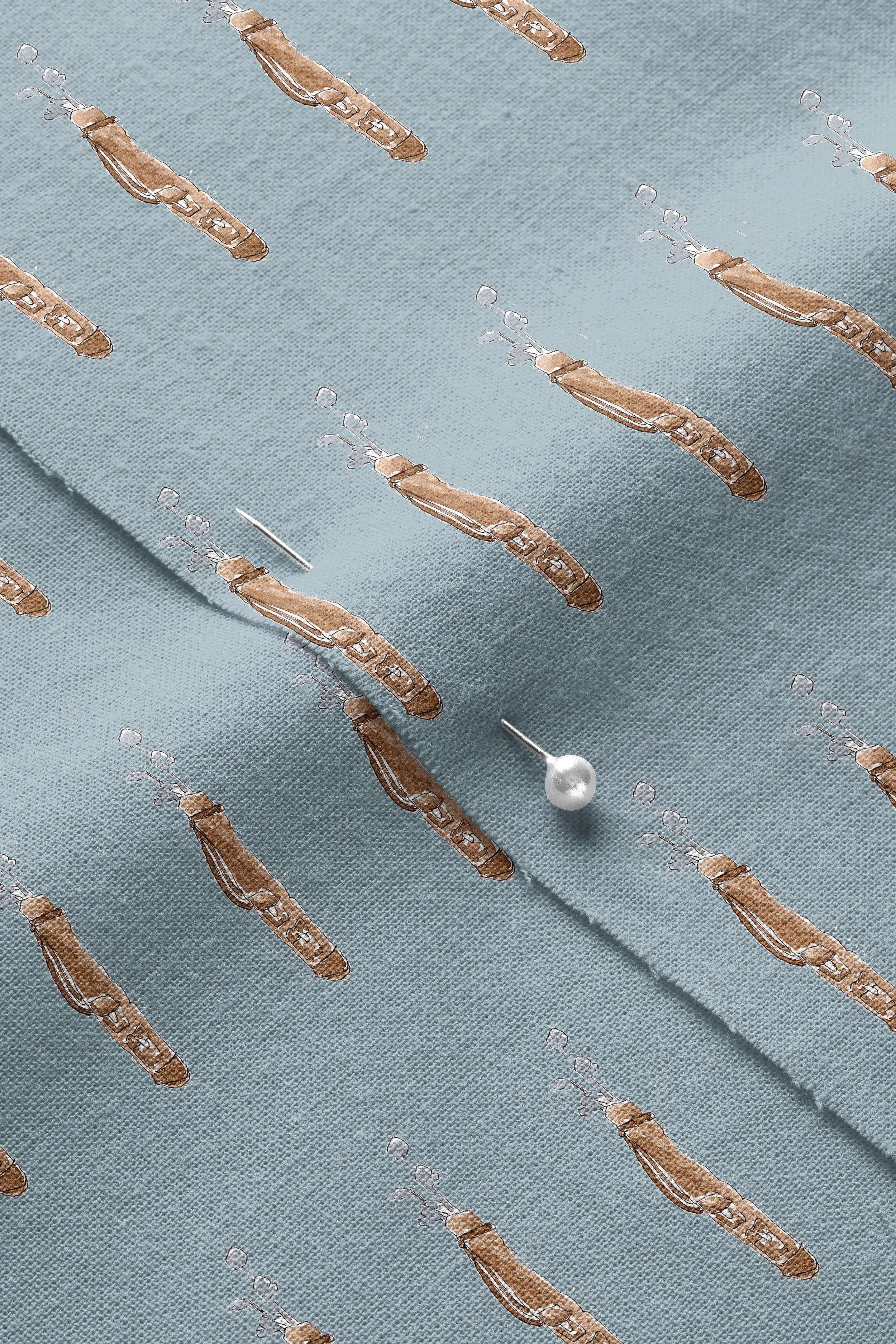 Golf Bags-blue-01_Closeup of Pinned Cotton Fabric Mockup by Creatsy®.jpg