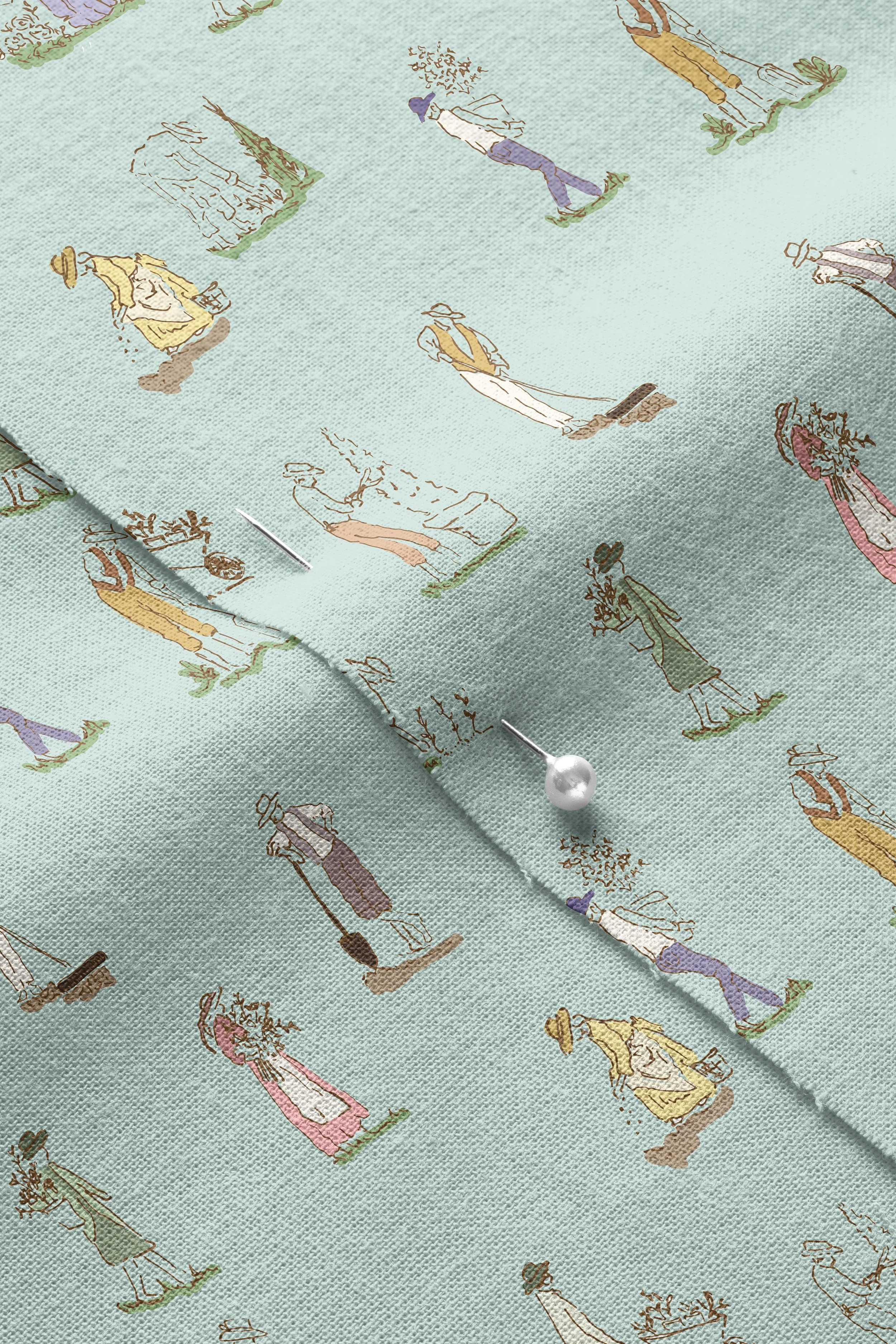 Garden People-blue-01_Closeup of Pinned Cotton Fabric Mockup by Creatsy®.jpg