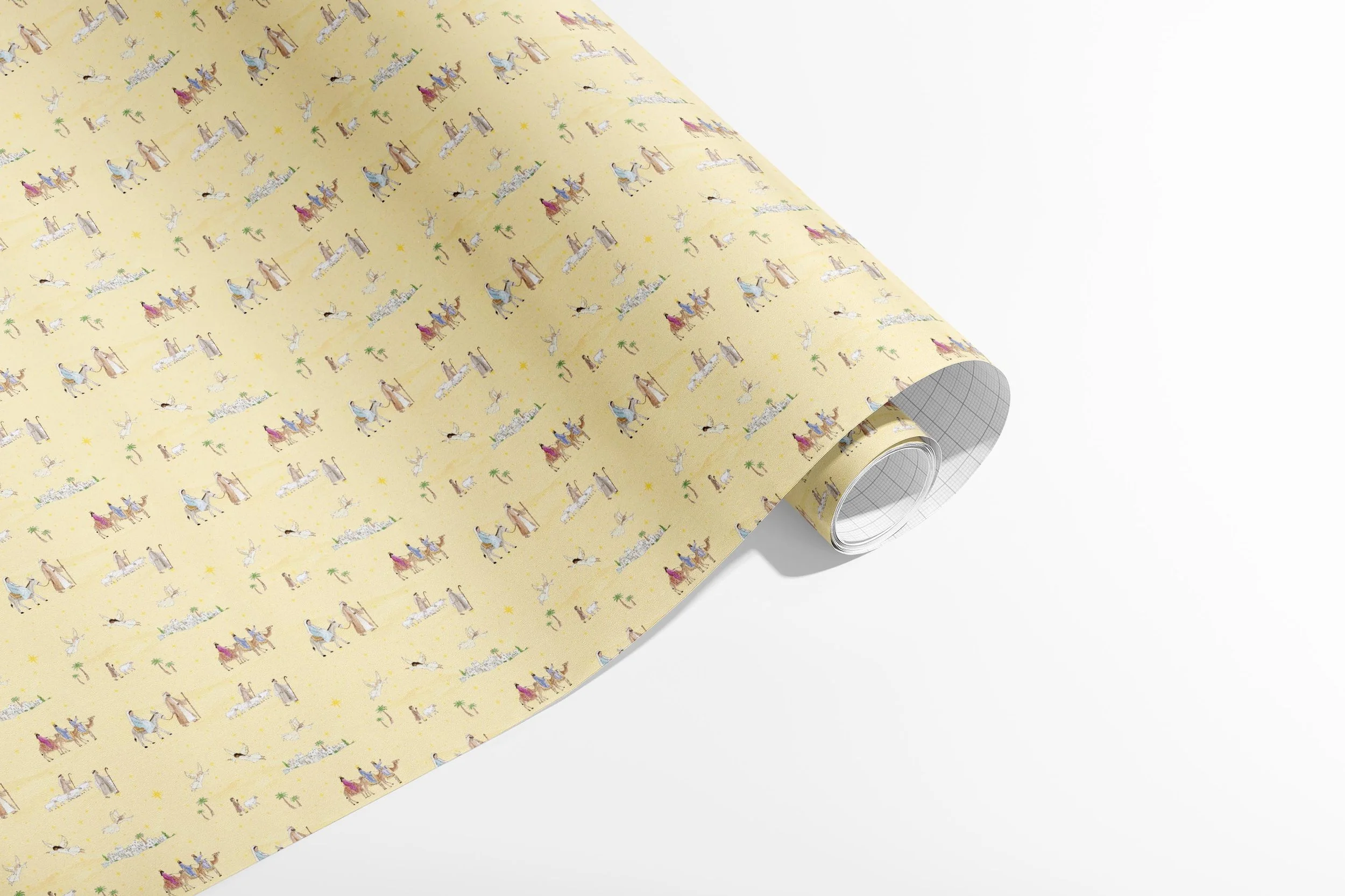 Road To Bethlehem Wrapping Paper