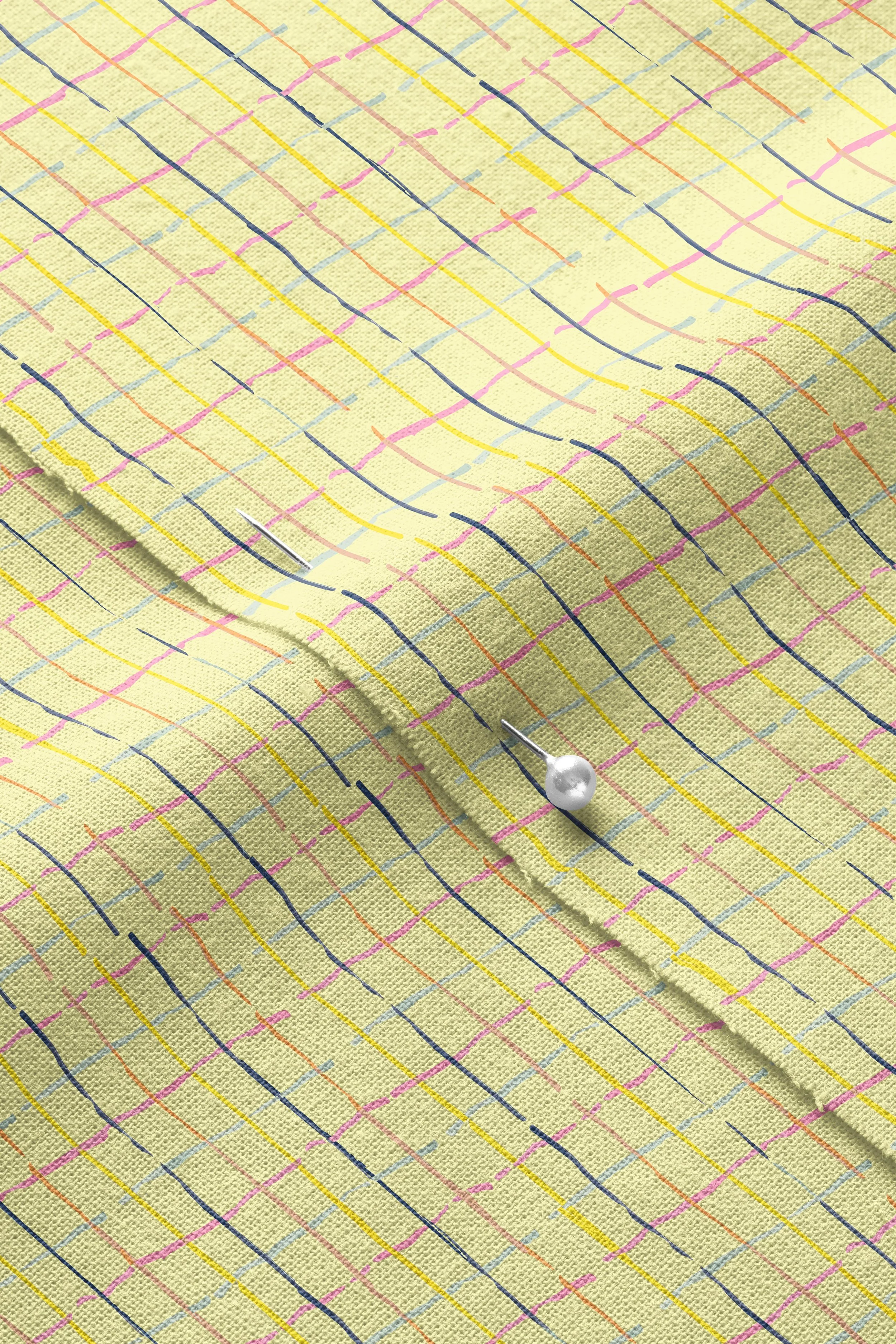 Plaid - Yellow-01_Closeup of Pinned Cotton Fabric Mockup by Creatsy®.jpg