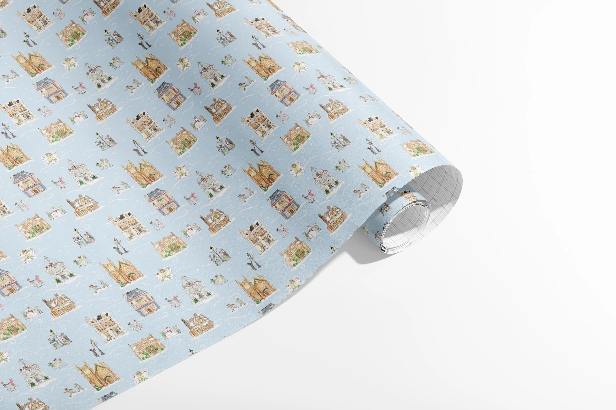 Christmas Village Wrapping Paper