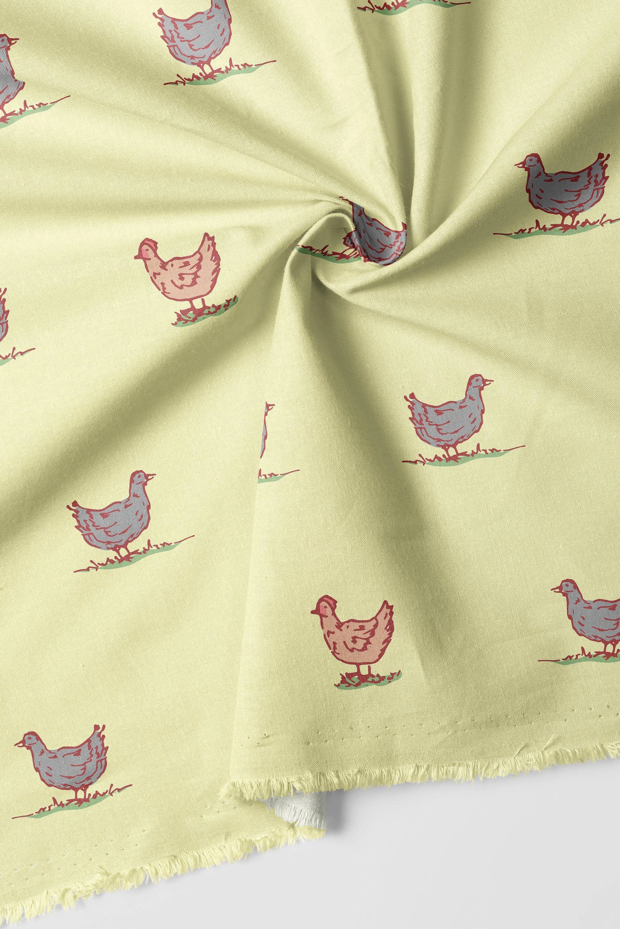 Chickens - Yellow-01_Softly Draped Cotton Fabric Mockup by Creatsy®.jpg
