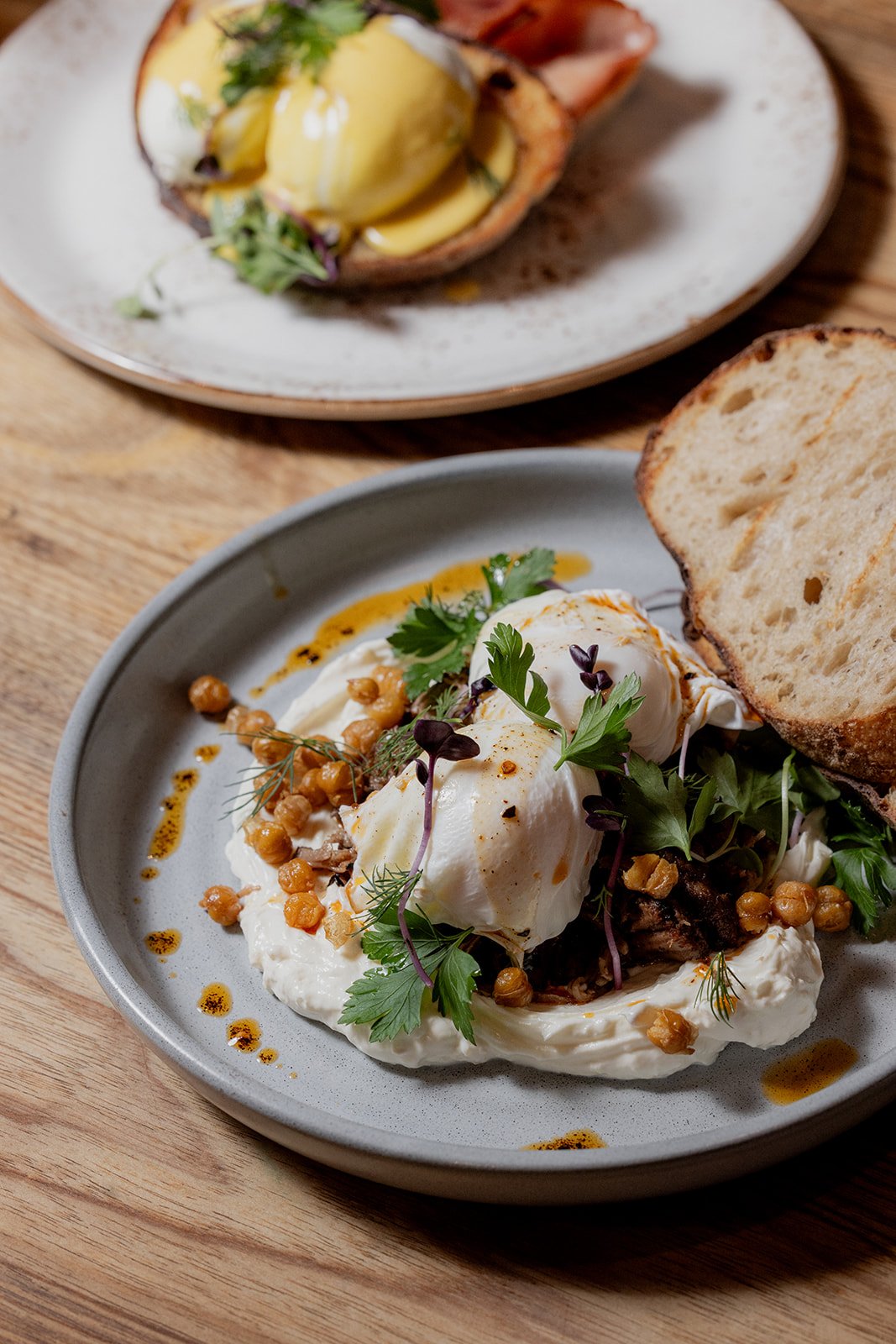 Turkish Eggs. Slow cooked Lamb. Hobart Brunch.