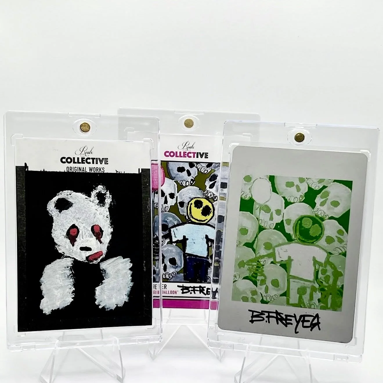 These are some great pulls that @thecollectivewaves had of my card from @houseofroulxtradingcards. She got an original art card, signed card and a plate card. Thank you for the support! 🙏🏼